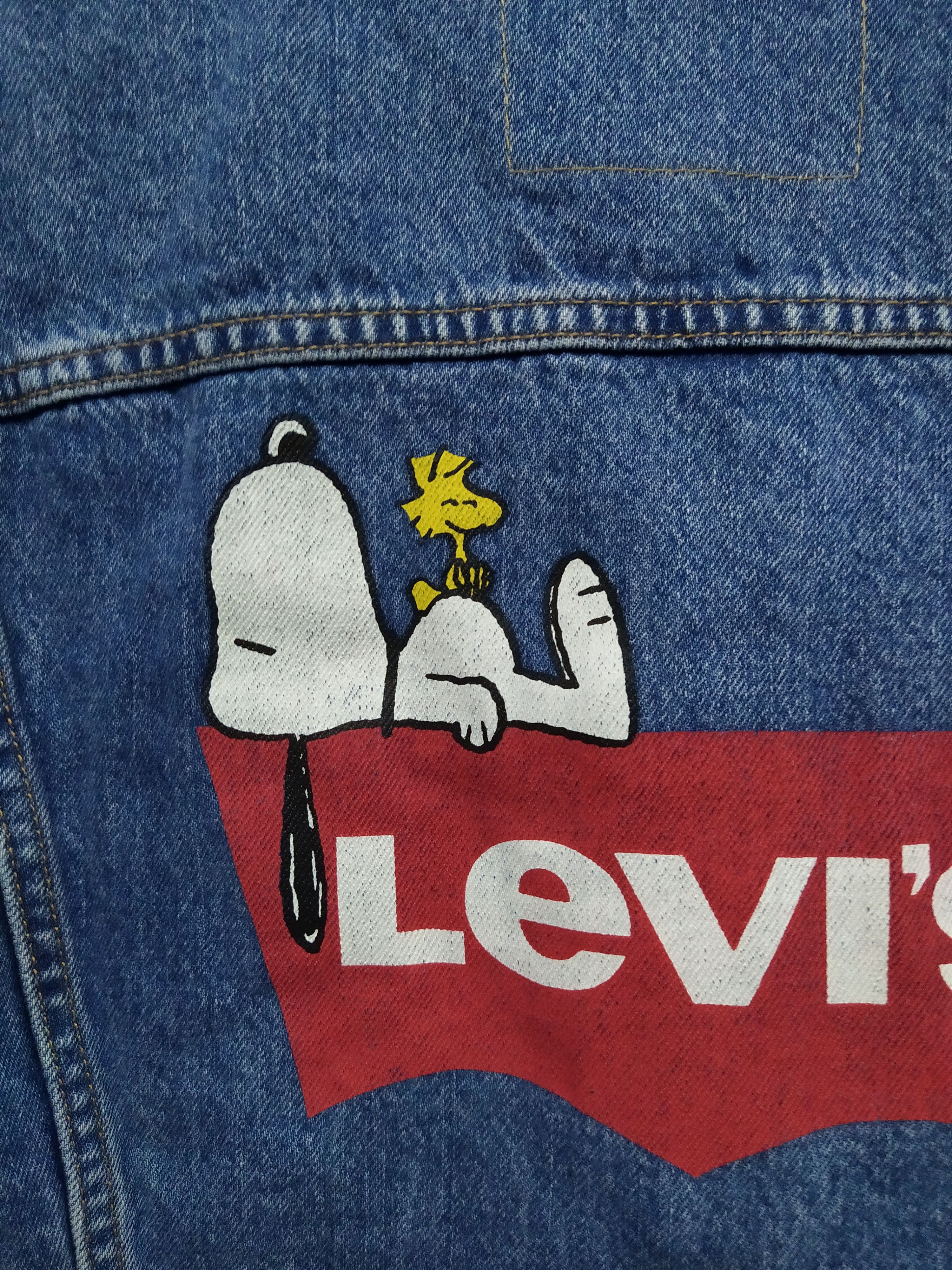 Levi's LEVIS x PEANUTS BIG LOGI TRUCKER DENIM JACKET (Z2) Size US XL / EU 56 / 4 - 2 Thumbnail