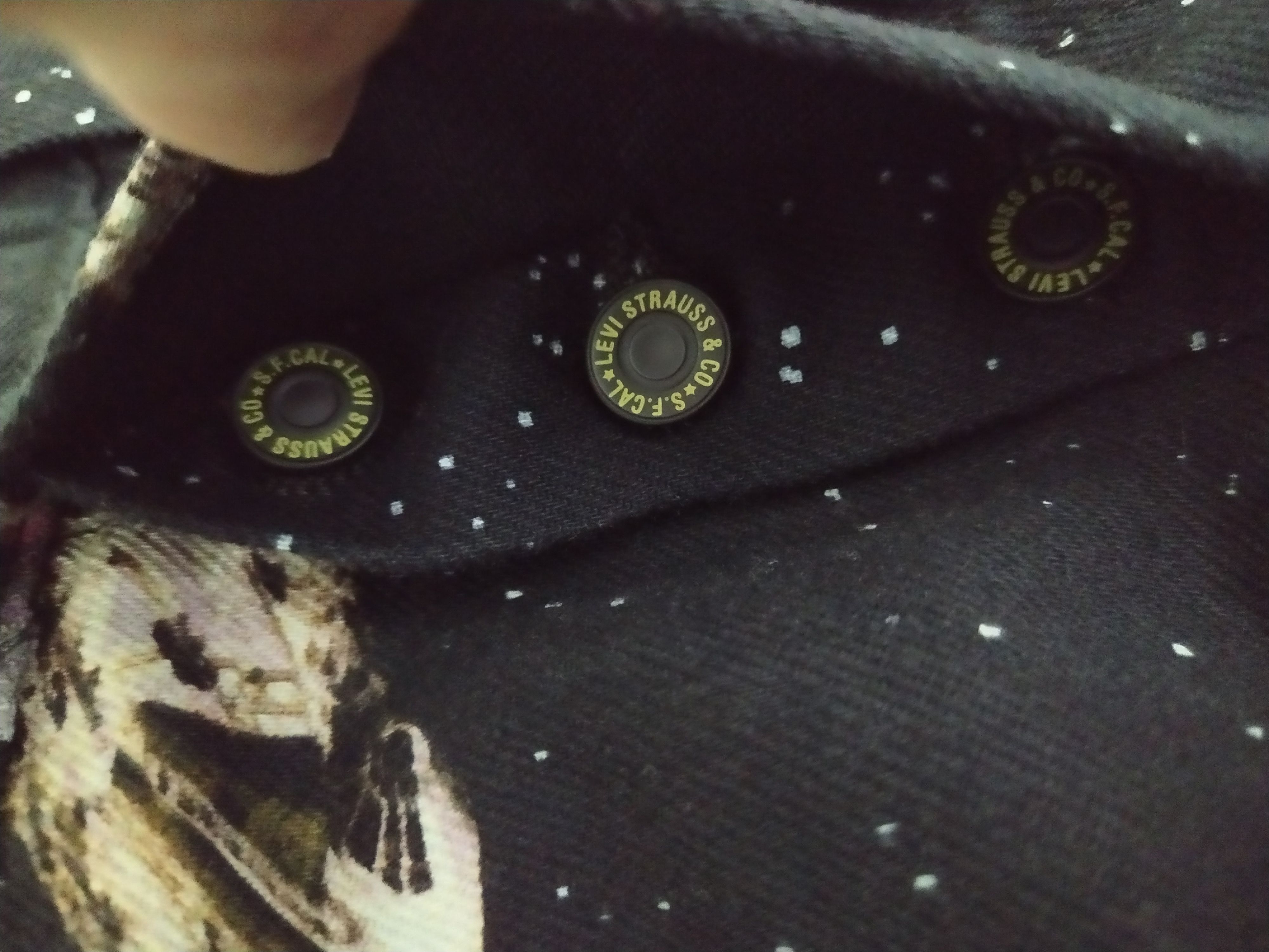 Star Wars LEVIS 501 BIG E STAR WARS ALLOVER PAINT DENIM (Z4) Size US 30 / EU 46 - 7 Thumbnail