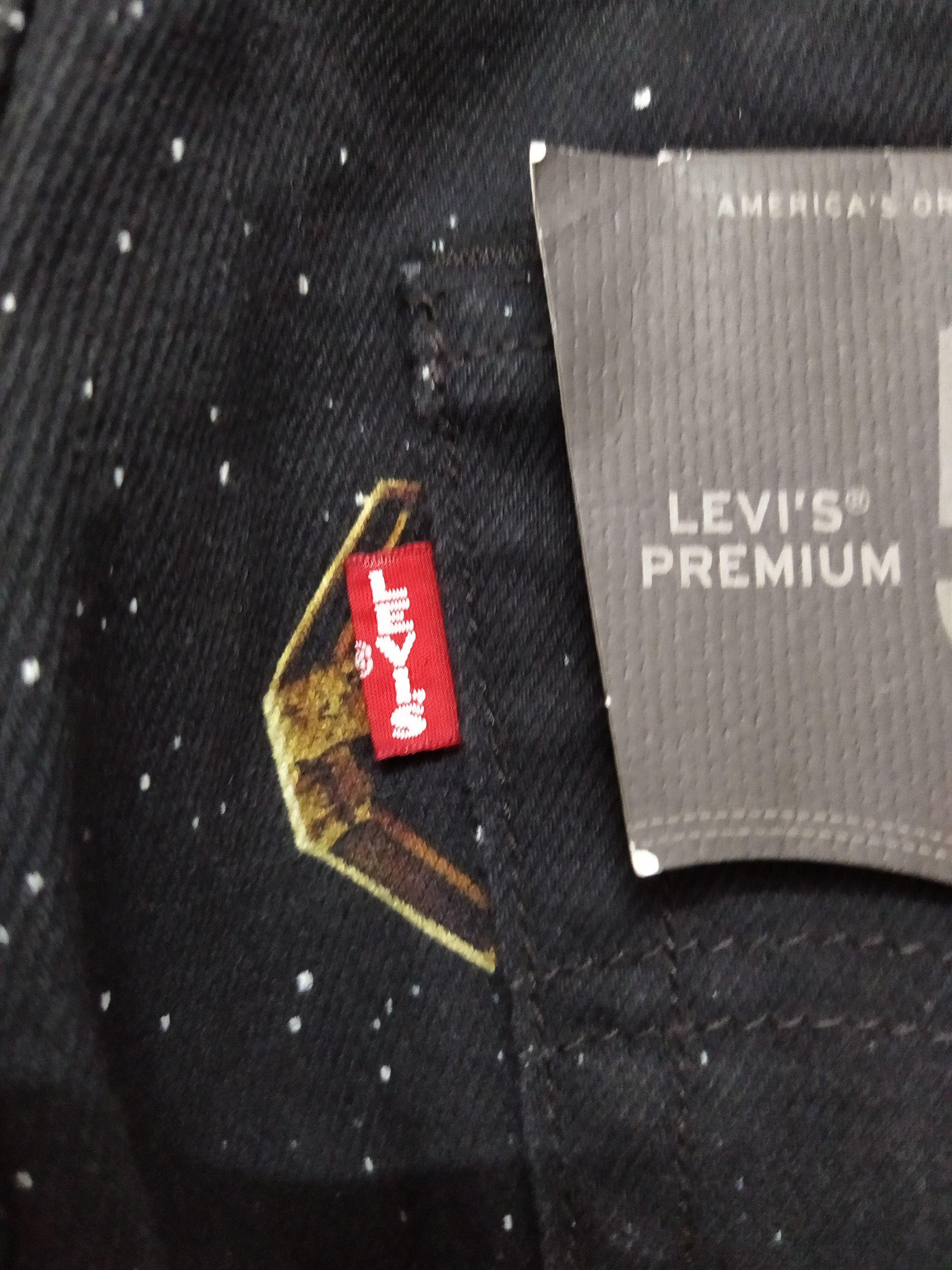 Star Wars LEVIS 501 BIG E STAR WARS ALLOVER PAINT DENIM (Z4) Size US 30 / EU 46 - 5 Thumbnail