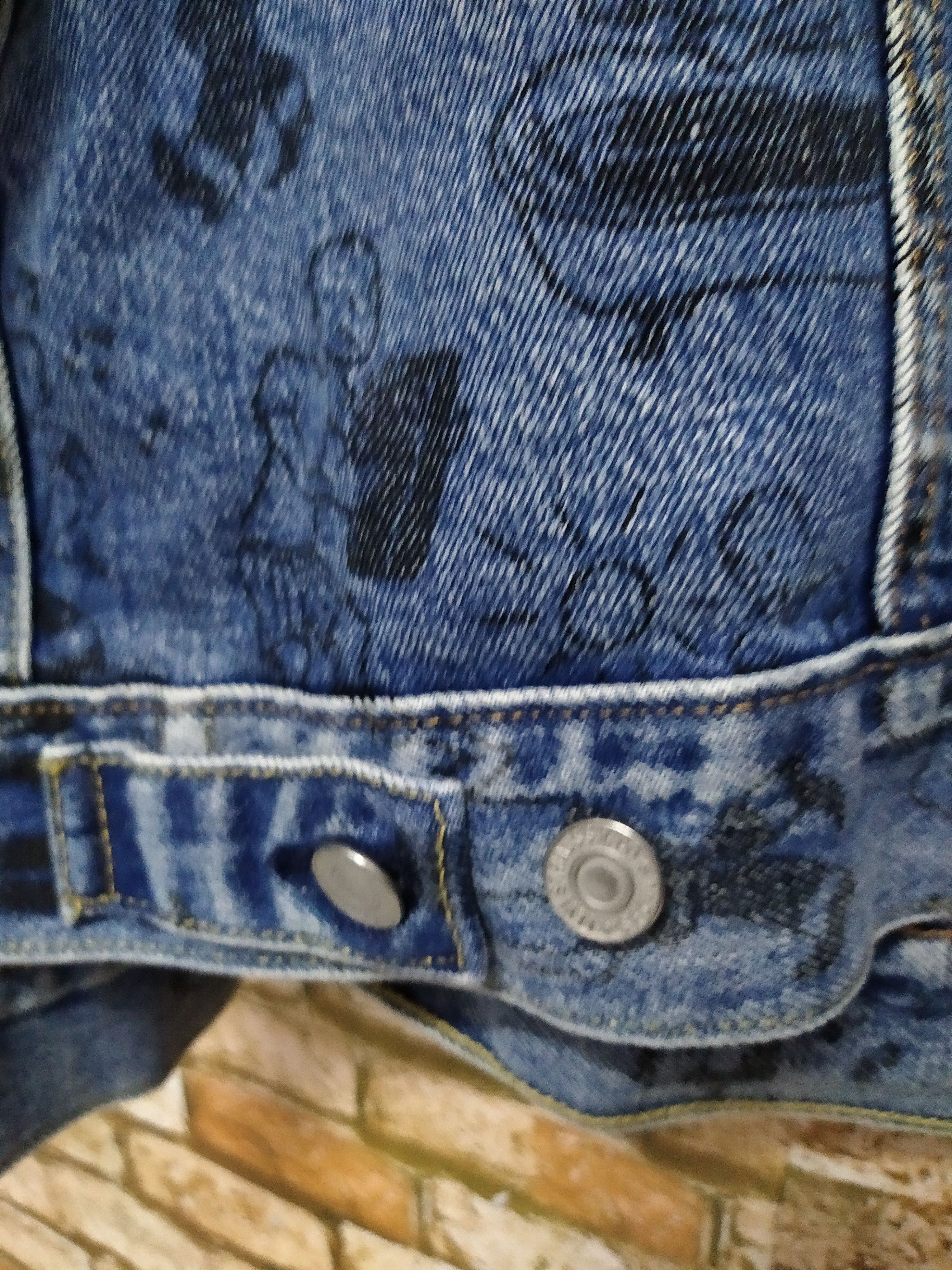 Levi's LEVIS BIG E BATH-TUB ALLOVER PRINT TRUCKER JACKET (Z5) Size US L / EU 52-54 / 3 - 8 Thumbnail