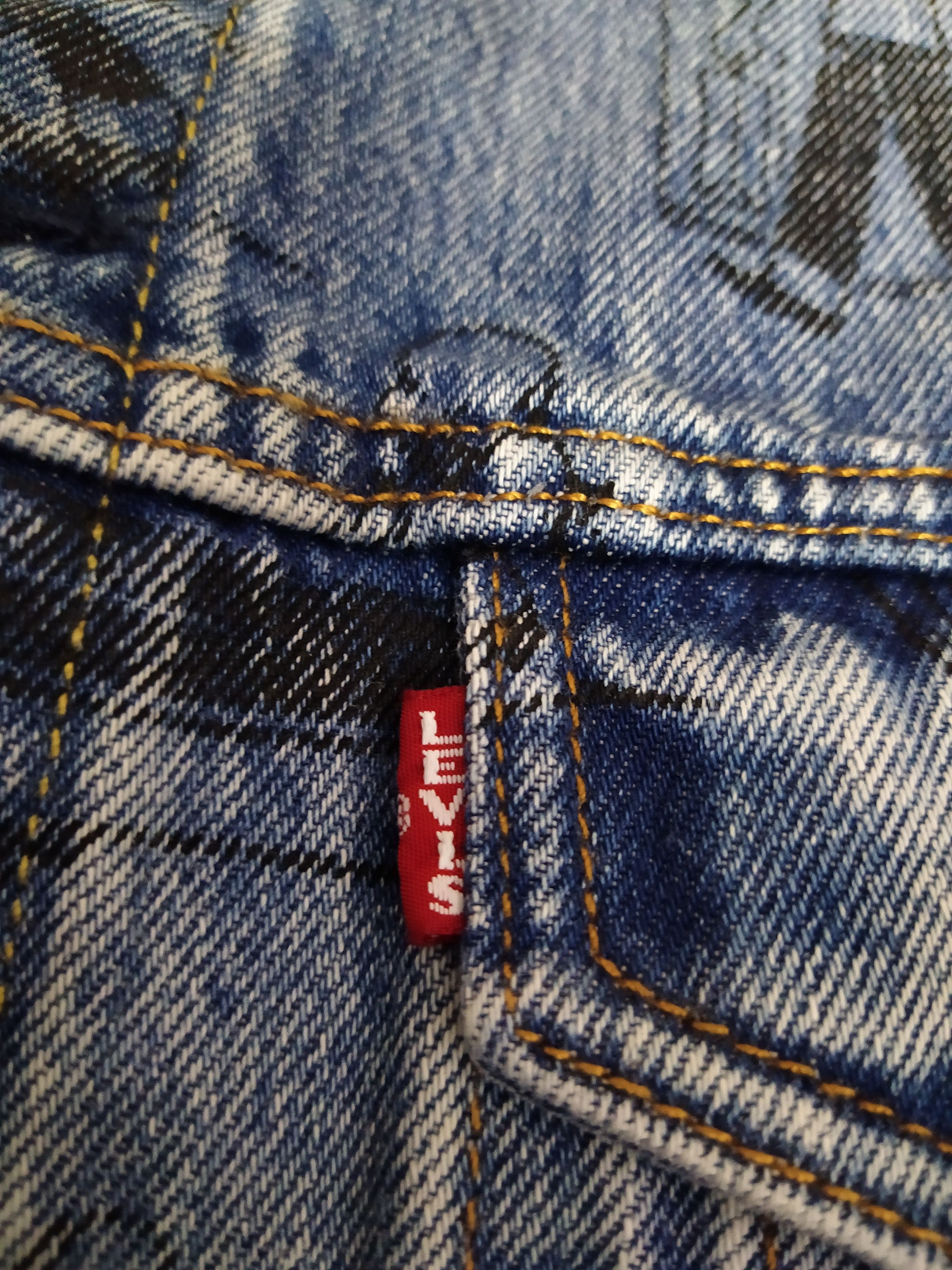 Levi's LEVIS BIG E BATH-TUB ALLOVER PRINT TRUCKER JACKET (Z5) Size US L / EU 52-54 / 3 - 9 Thumbnail