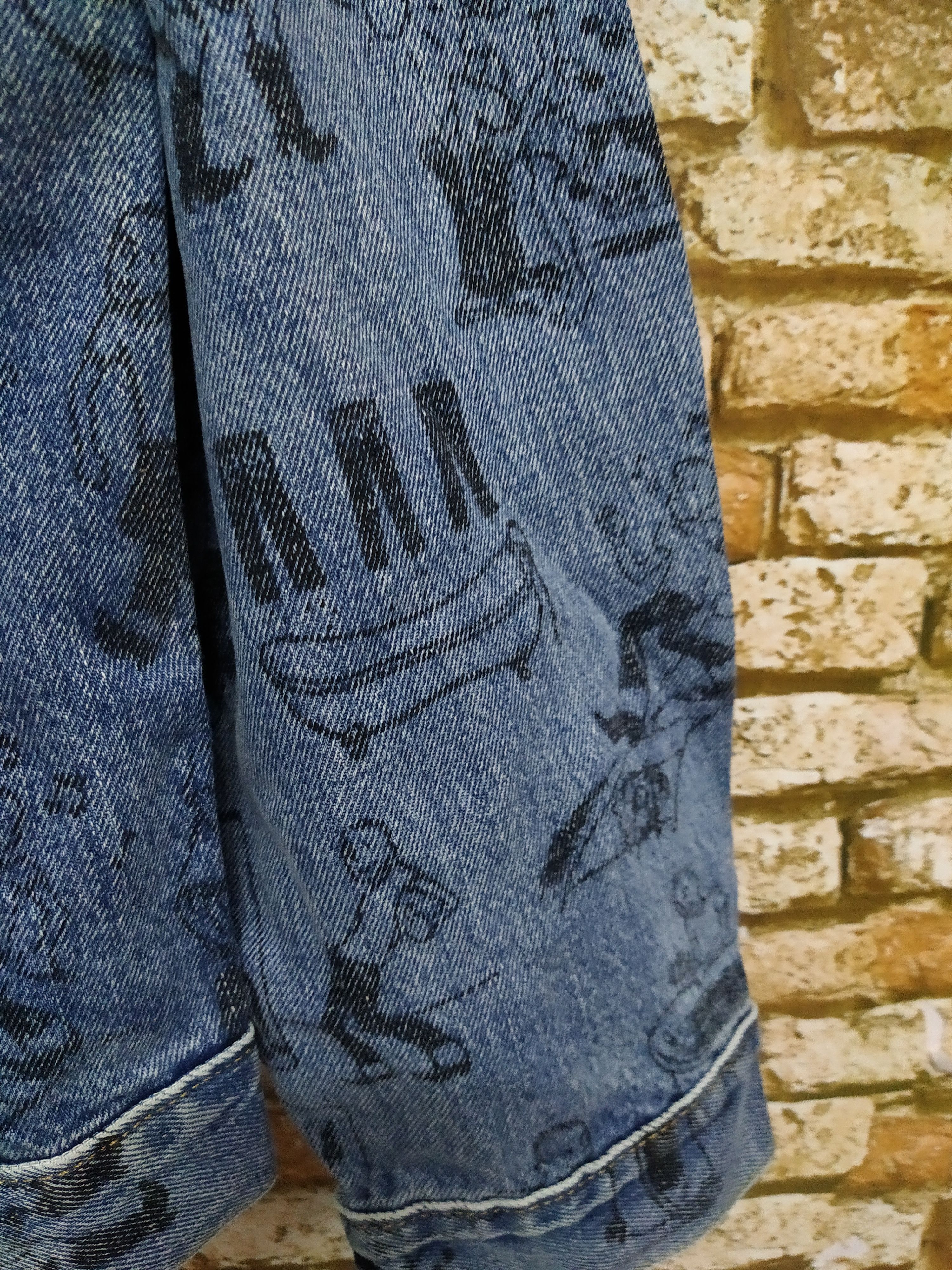 Levi's LEVIS BIG E BATH-TUB ALLOVER PRINT TRUCKER JACKET (Z5) Size US L / EU 52-54 / 3 - 3 Thumbnail