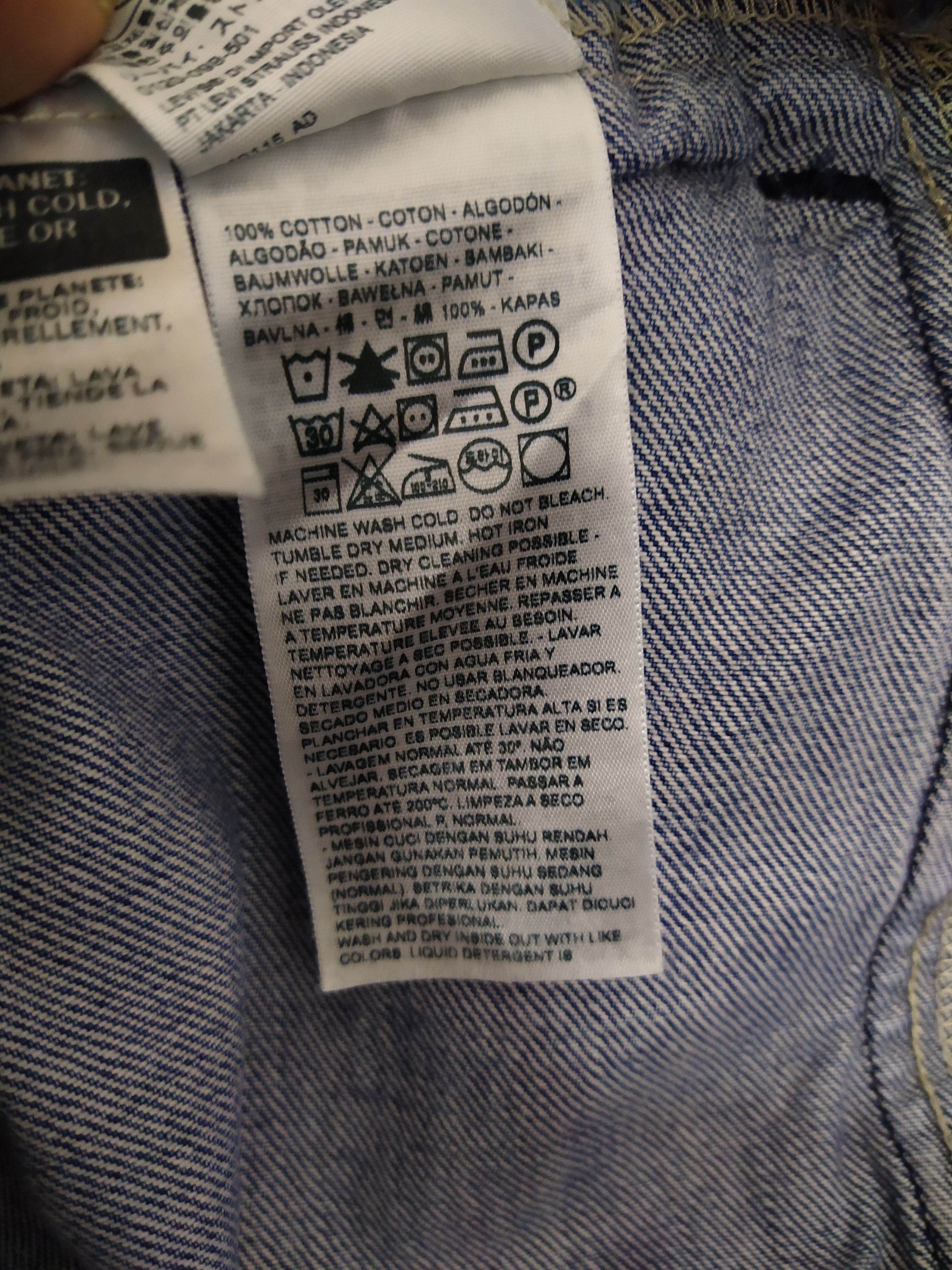 Levi's LEVIS PEANUTS SINGLE R DENIM JACKET BIG LOGO (Z7) Size US XL / EU 56 / 4 - 13 Thumbnail
