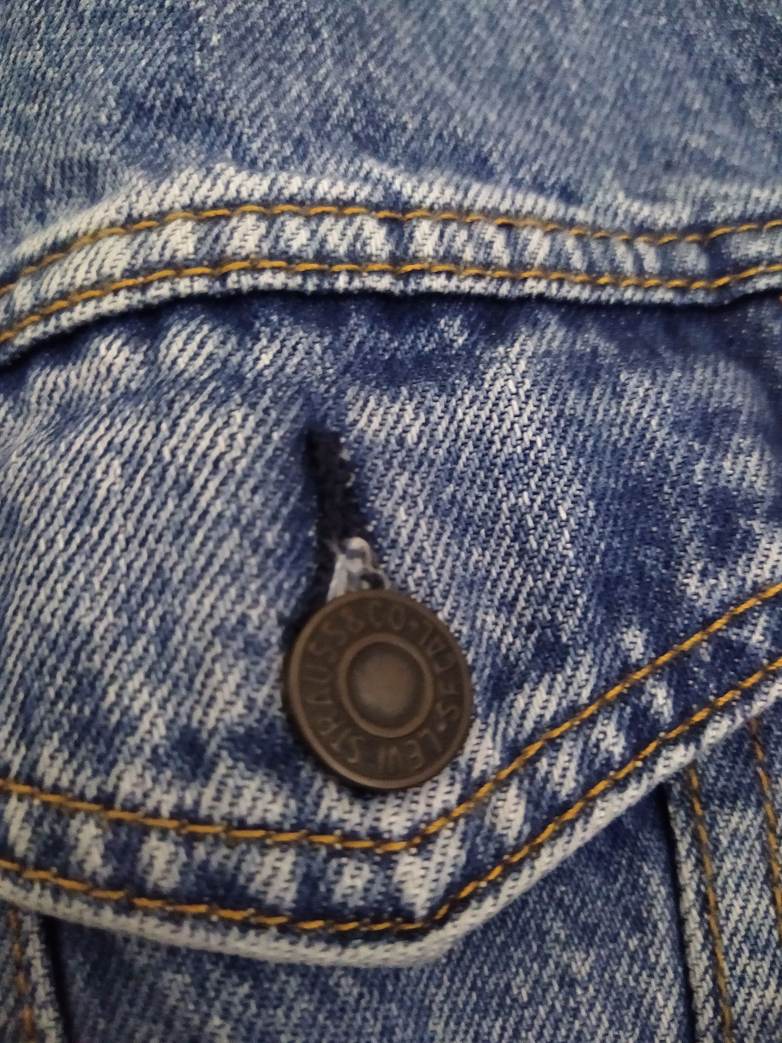 Levi's LEVIS PEANUTS SINGLE R DENIM JACKET BIG LOGO (Z7) Size US XL / EU 56 / 4 - 9 Thumbnail
