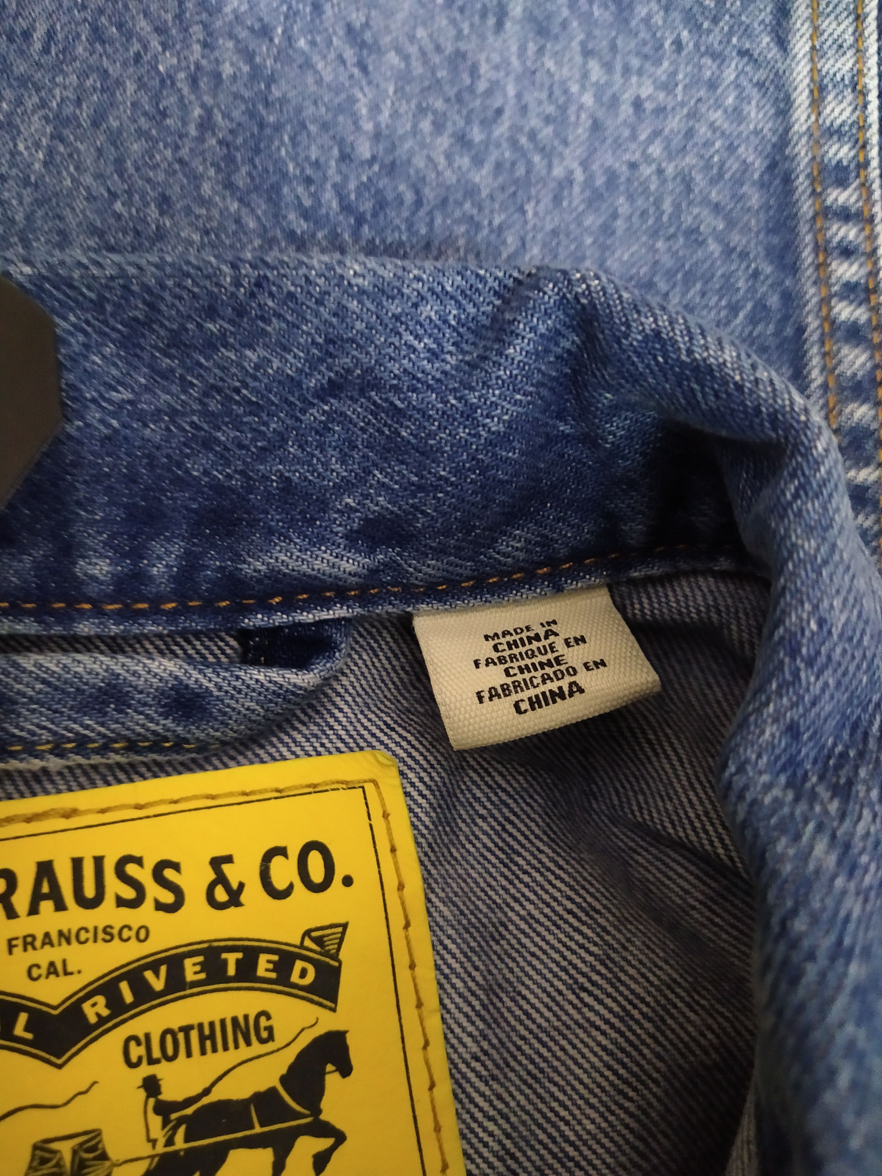 Levi's LEVIS PEANUTS SINGLE R DENIM JACKET BIG LOGO (Z7) Size US XL / EU 56 / 4 - 11 Thumbnail