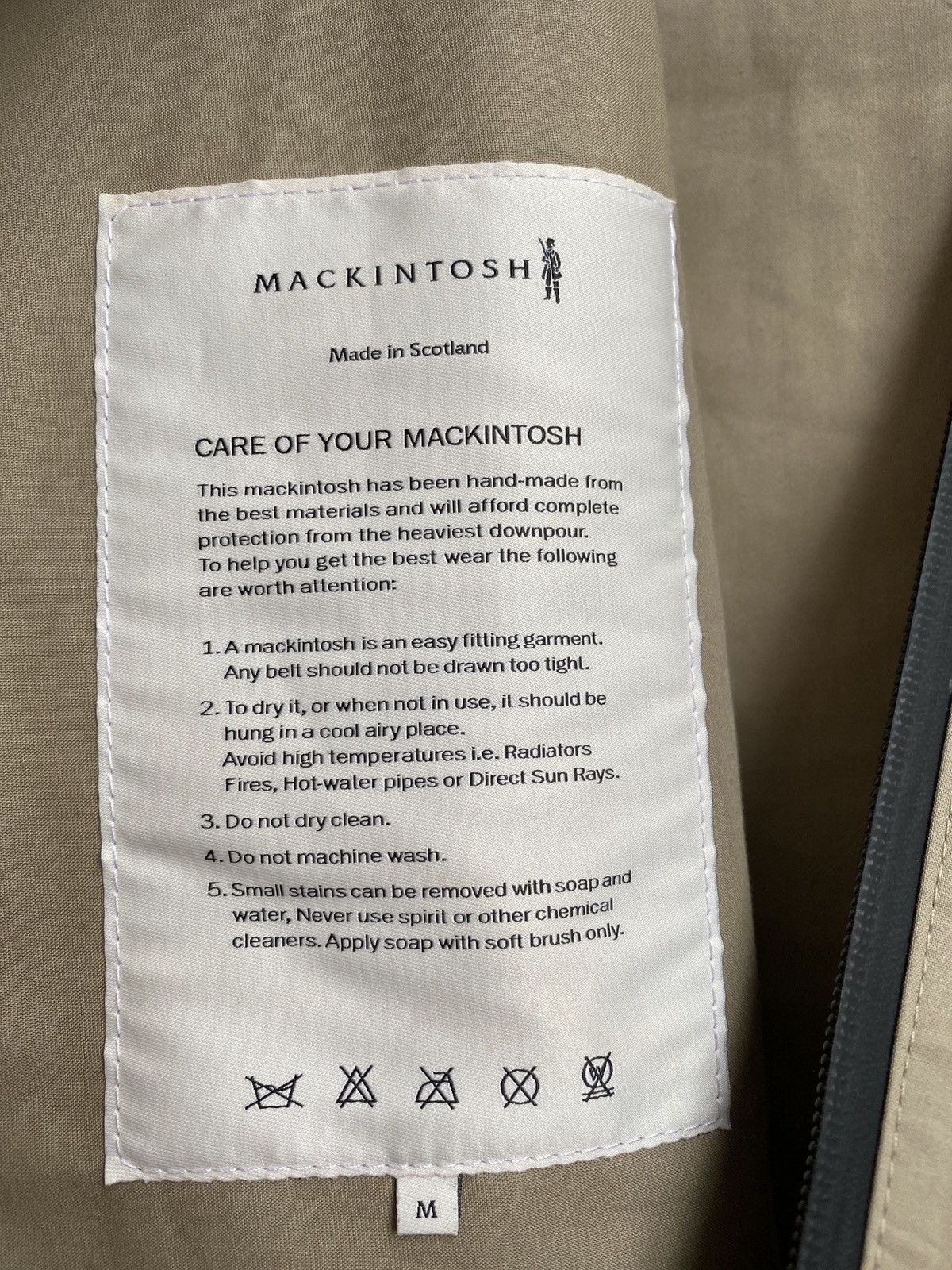 Alyx × Mackintosh Alyx x Mackintosh Edition Zip Front Jacket Tan Size US M / EU 48-50 / 2 - 9 Thumbnail