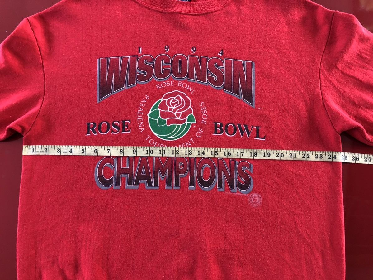 NFL Vintage 94 Wisconsin Badgers Rose Bowl Pasadena Champions Size US XL / EU 56 / 4 - 5 Thumbnail
