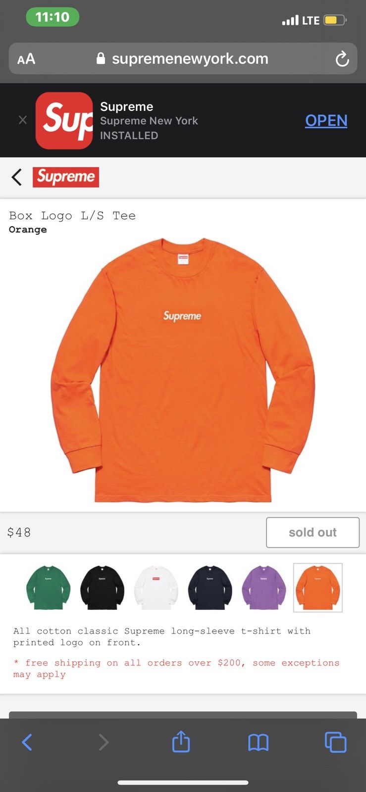 Supreme Friends And Family Box Logo L/S Tee | Grailed