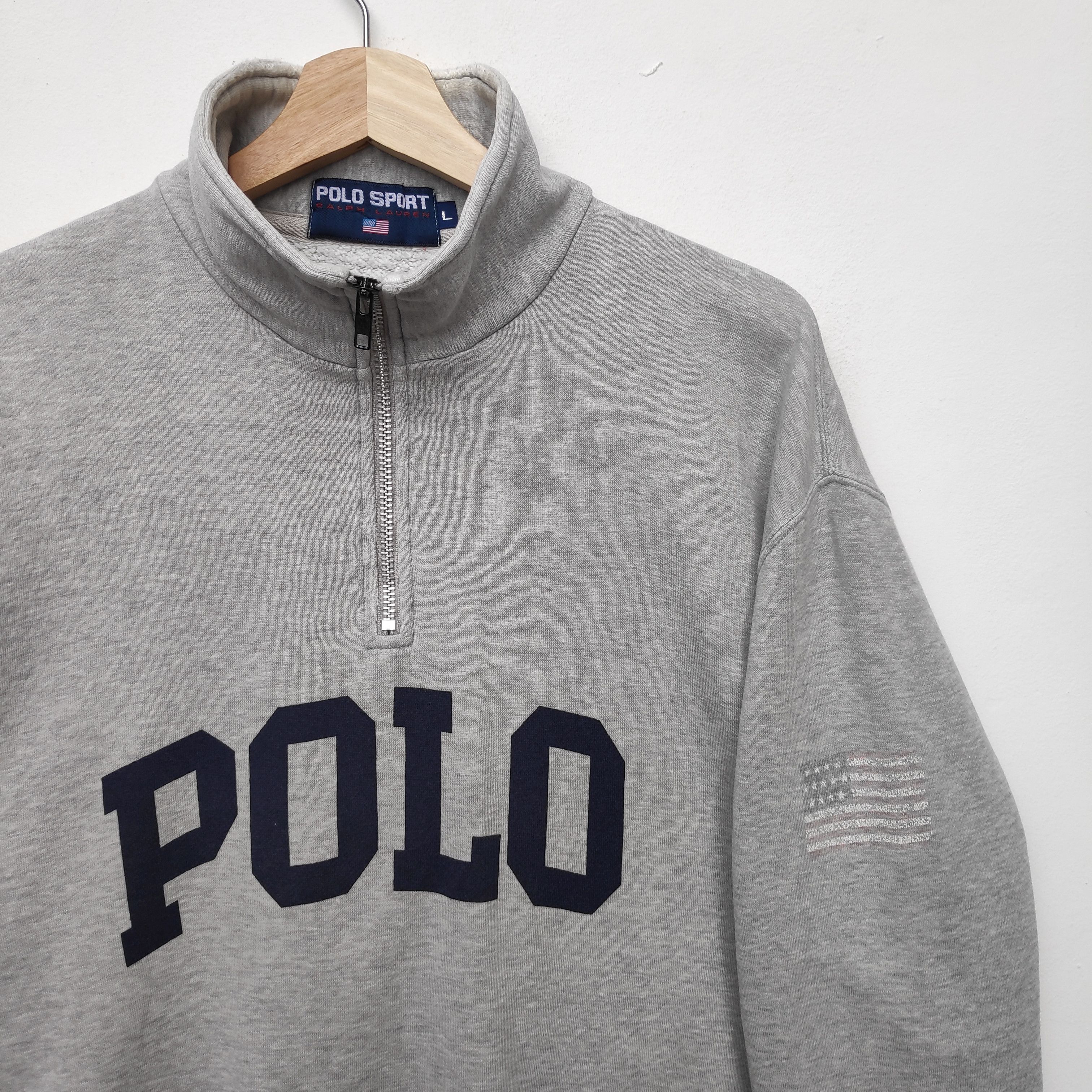 Polo Ralph Lauren × Ralph Lauren × Ralph Lauren Sport Vintage POLO SPORT RALPH LAUREN SWEATSHIRT LARGE PULLOVER Size US L / EU 52-54 / 3 - 3 Thumbnail