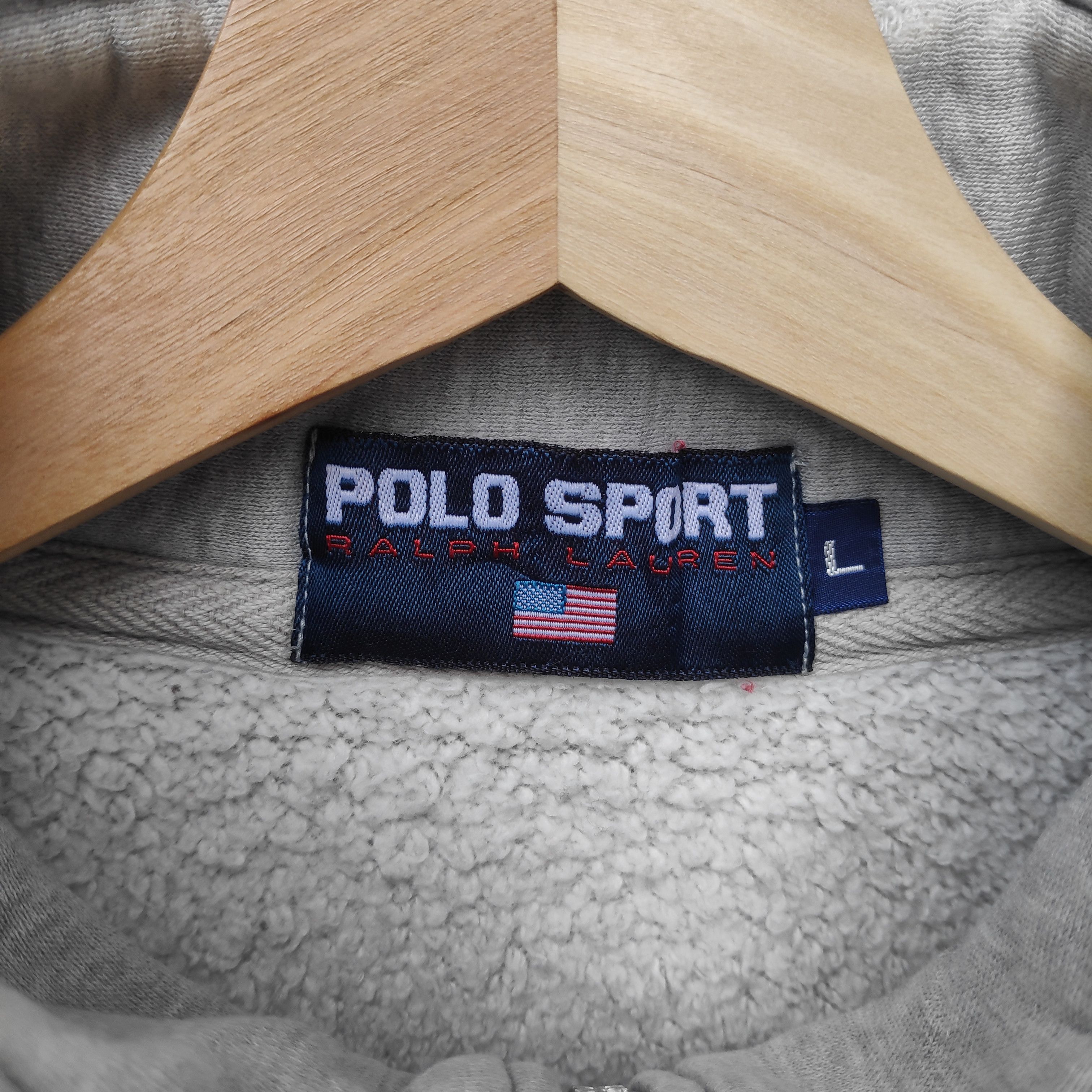 Polo Ralph Lauren × Ralph Lauren × Ralph Lauren Sport Vintage POLO SPORT RALPH LAUREN SWEATSHIRT LARGE PULLOVER Size US L / EU 52-54 / 3 - 4 Thumbnail