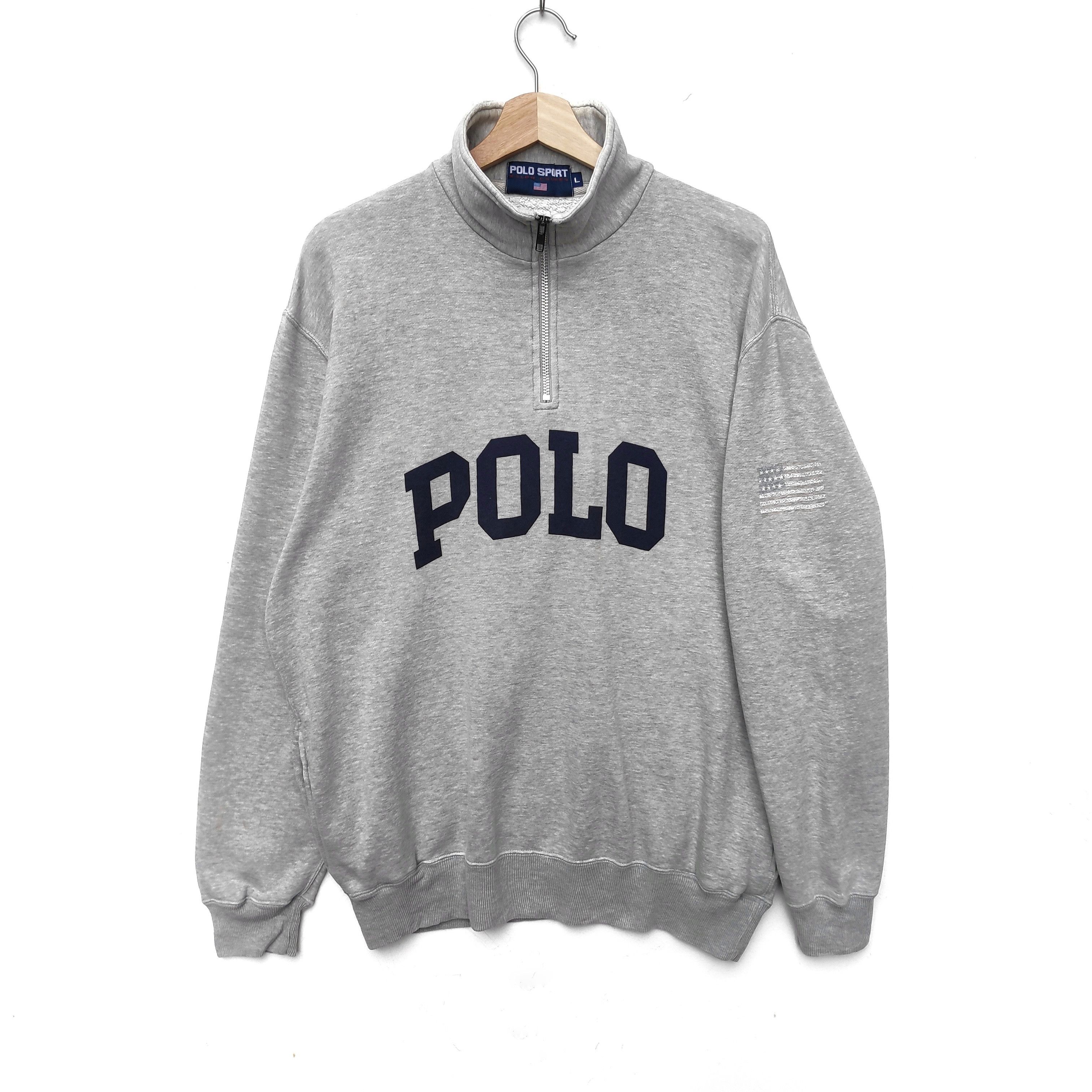 Polo Ralph Lauren × Ralph Lauren × Ralph Lauren Sport Vintage POLO SPORT RALPH LAUREN SWEATSHIRT LARGE PULLOVER Size US L / EU 52-54 / 3 - 1 Thumbnail