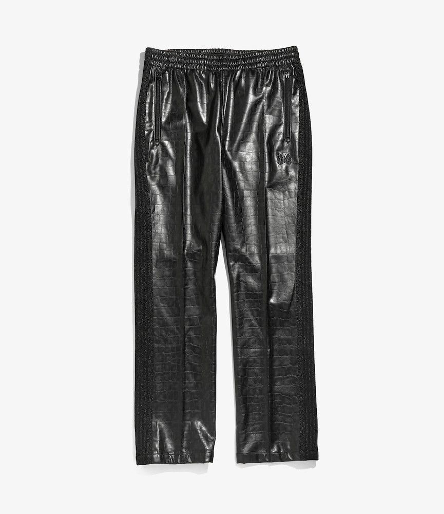 Needles Needles Narrow Faux Leather Track Pants | Grailed