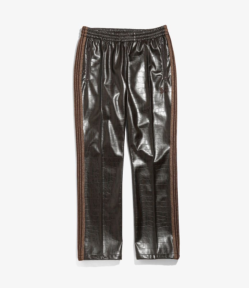 Needles Needles Synthetic Leather Python Skin Track Pants | Grailed