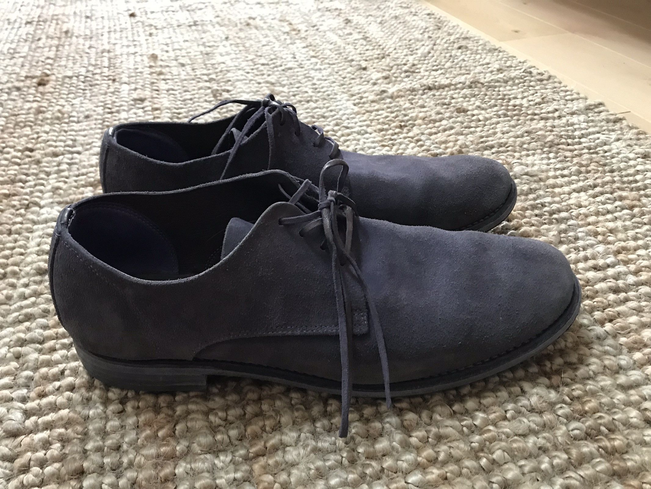 Guidi Final drop - 992 Purple Reverse Calf Derby Size 46 (fits 45) Size US 12 / EU 45 - 3 Thumbnail