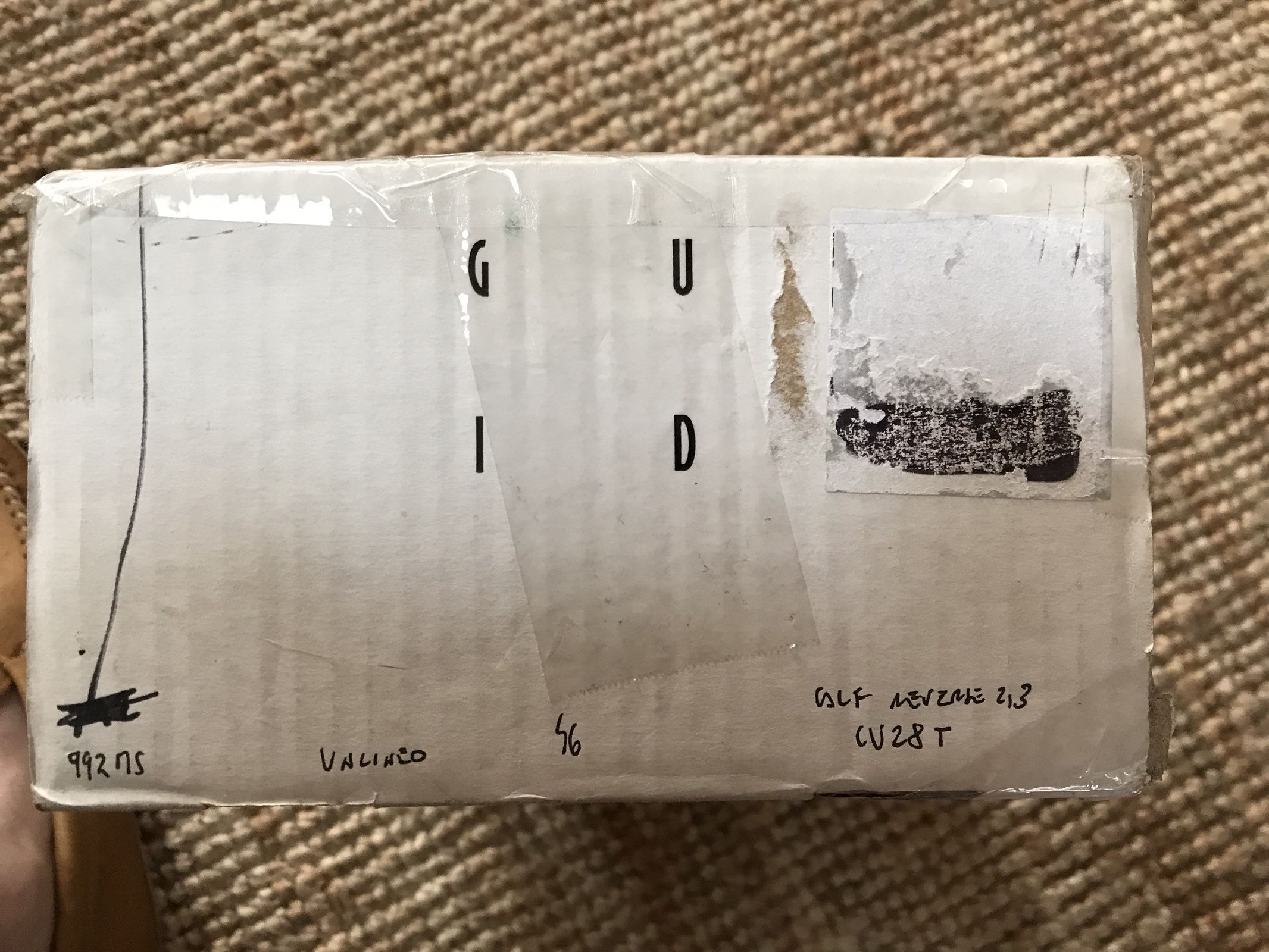 Guidi Final drop - 992 Purple Reverse Calf Derby Size 46 (fits 45) Size US 12 / EU 45 - 7 Thumbnail