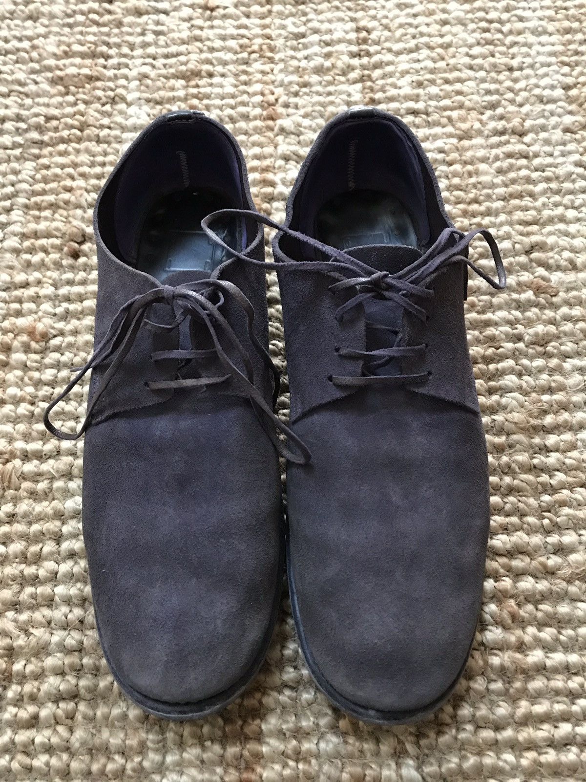 Guidi Final drop - 992 Purple Reverse Calf Derby Size 46 (fits 45) Size US 12 / EU 45 - 2 Thumbnail