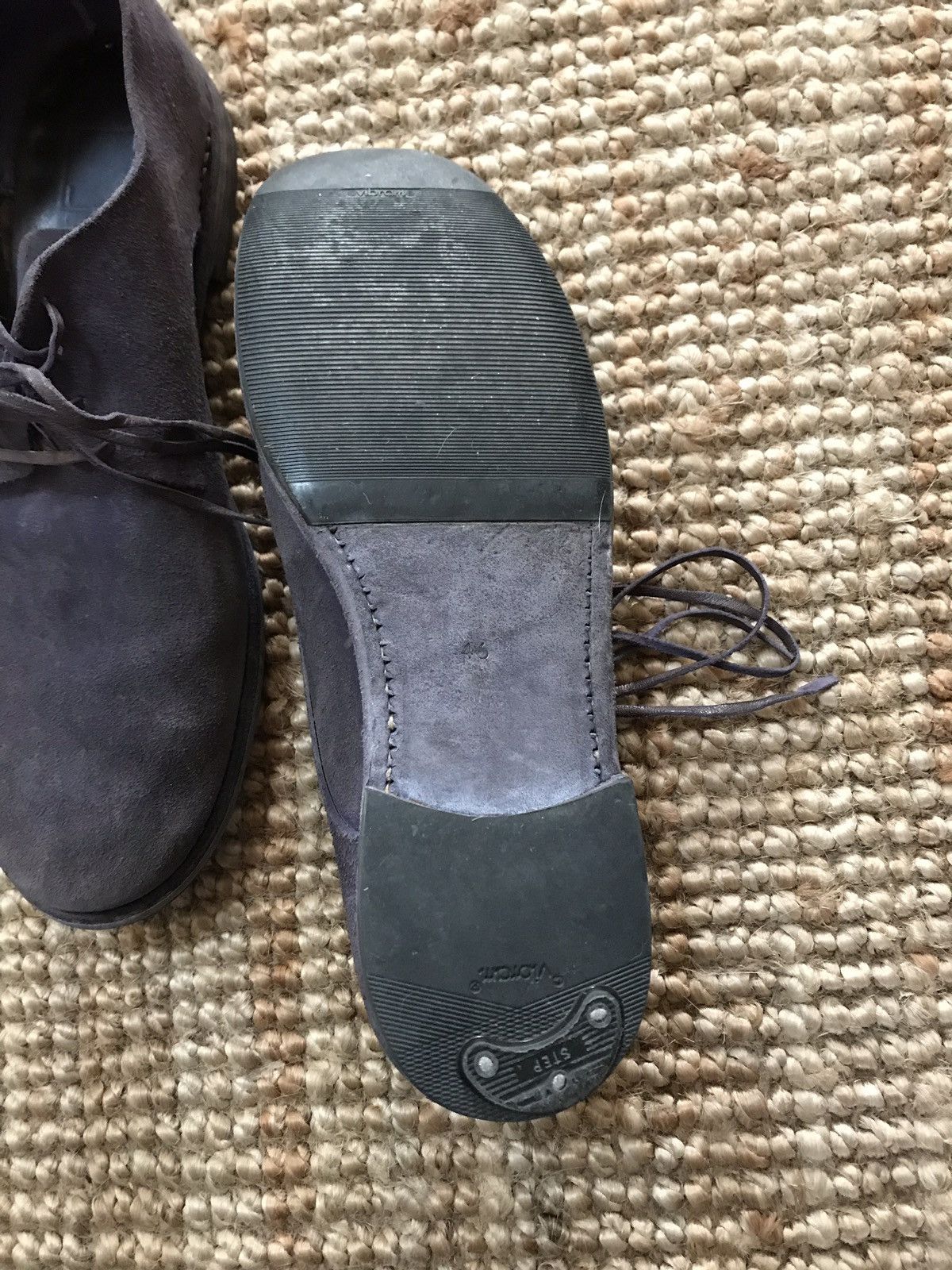 Guidi Final drop - 992 Purple Reverse Calf Derby Size 46 (fits 45) Size US 12 / EU 45 - 6 Thumbnail