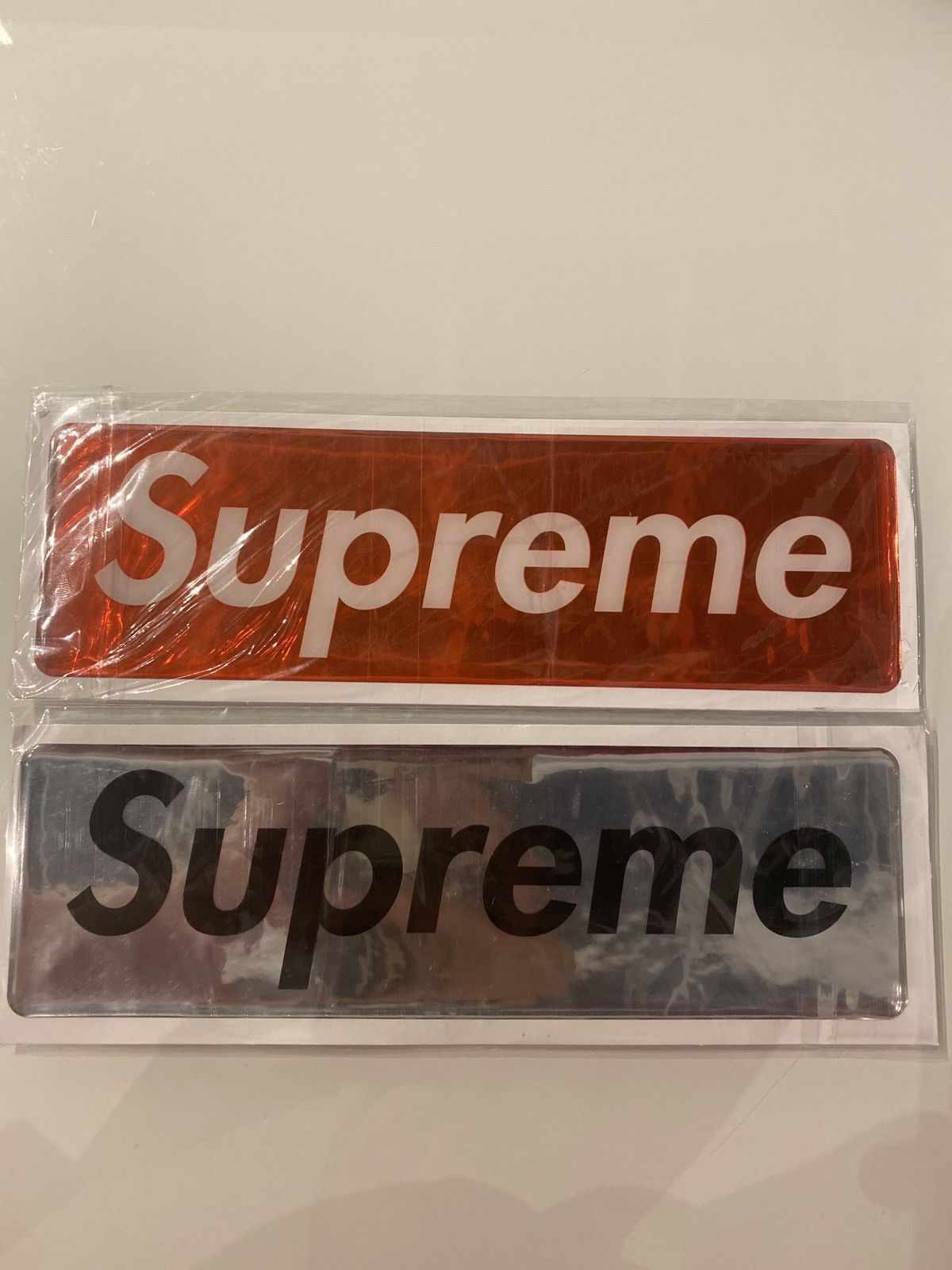 Supreme Supreme Red Box Logo Sticker Set (10 total) | Grailed