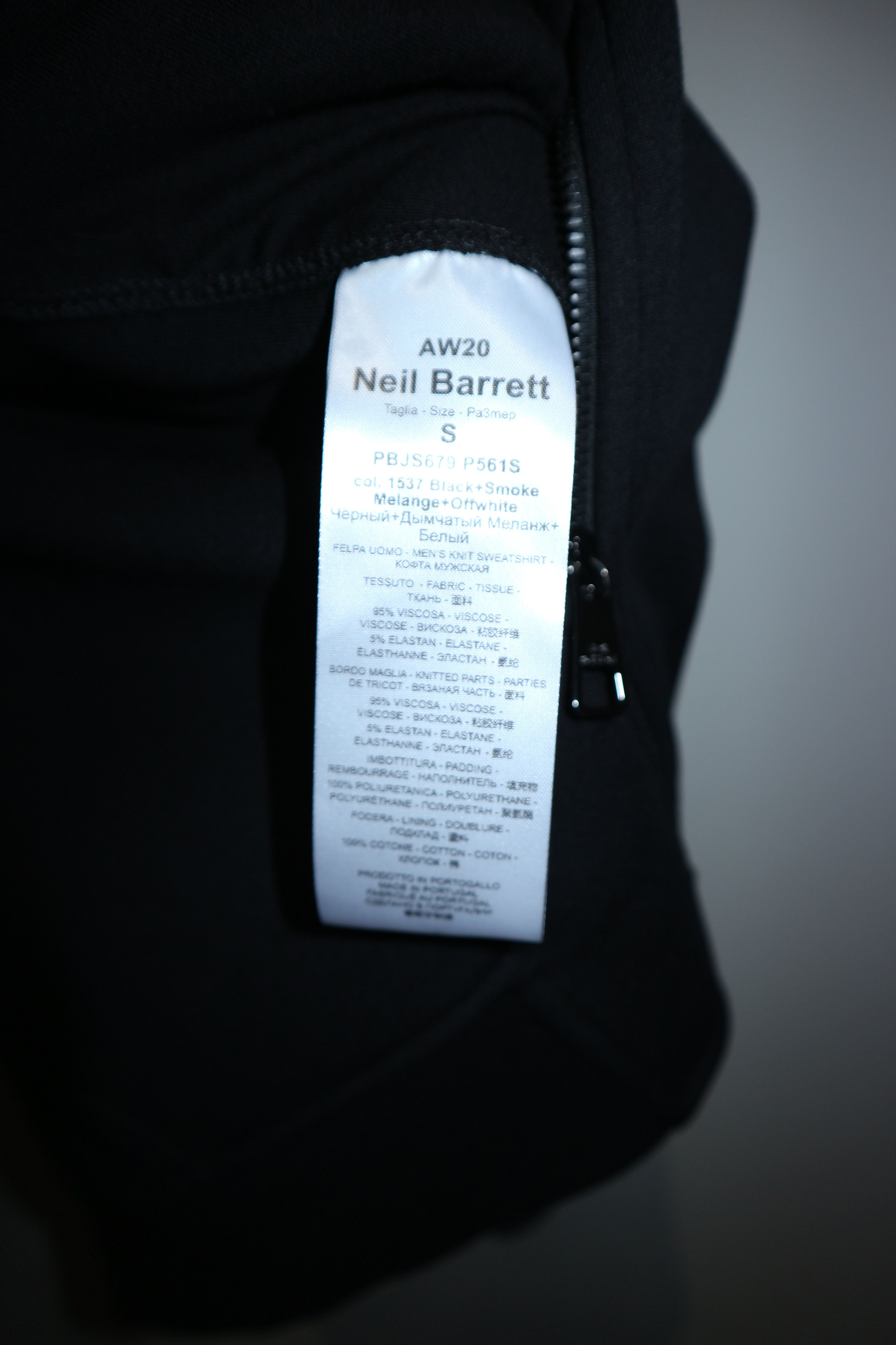 Neil Barrett Modernist Colour block hoodie Size US S / EU 44-46 / 1 - 11 Thumbnail