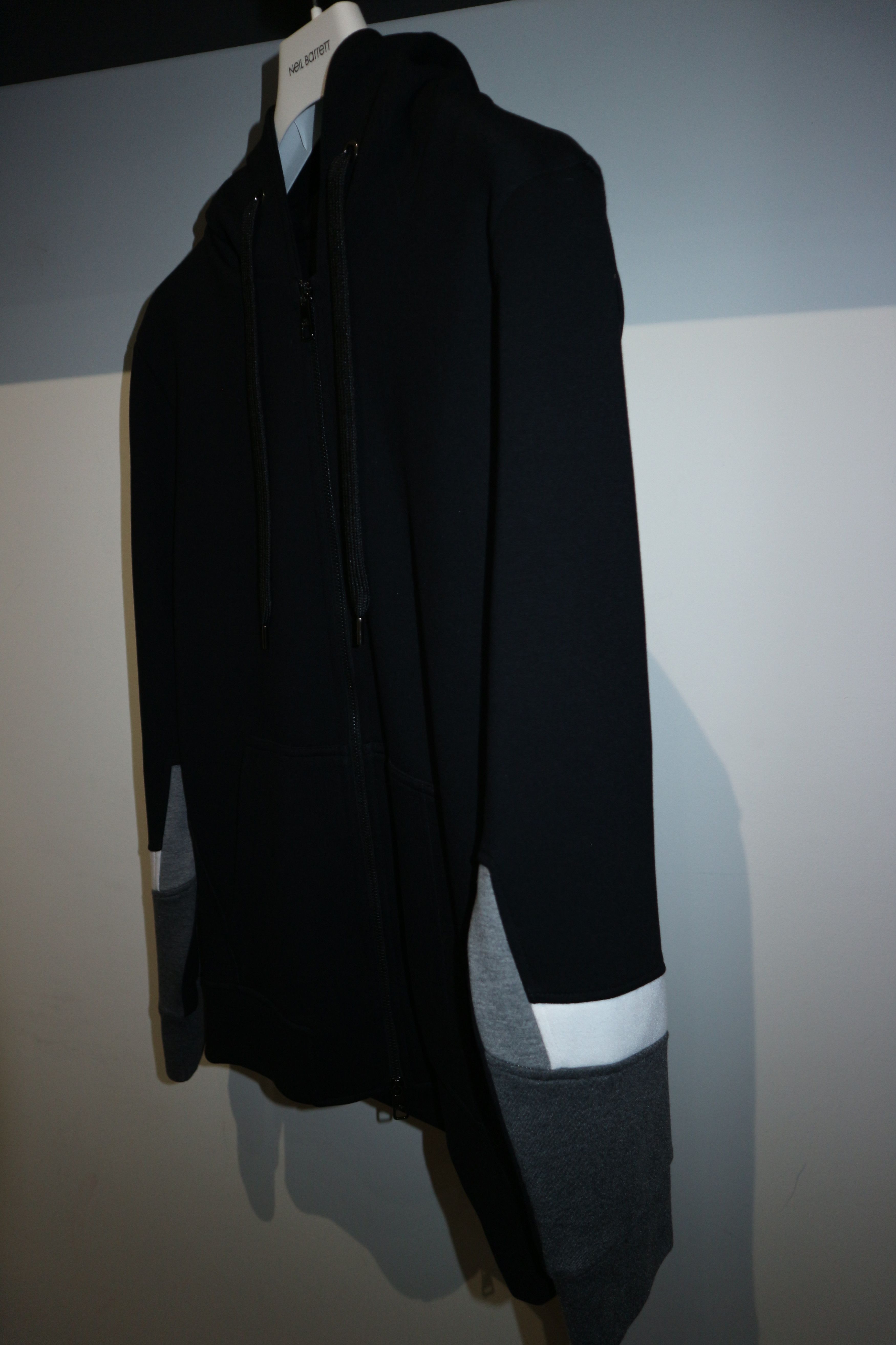 Neil Barrett Modernist Colour block hoodie Size US S / EU 44-46 / 1 - 7 Thumbnail