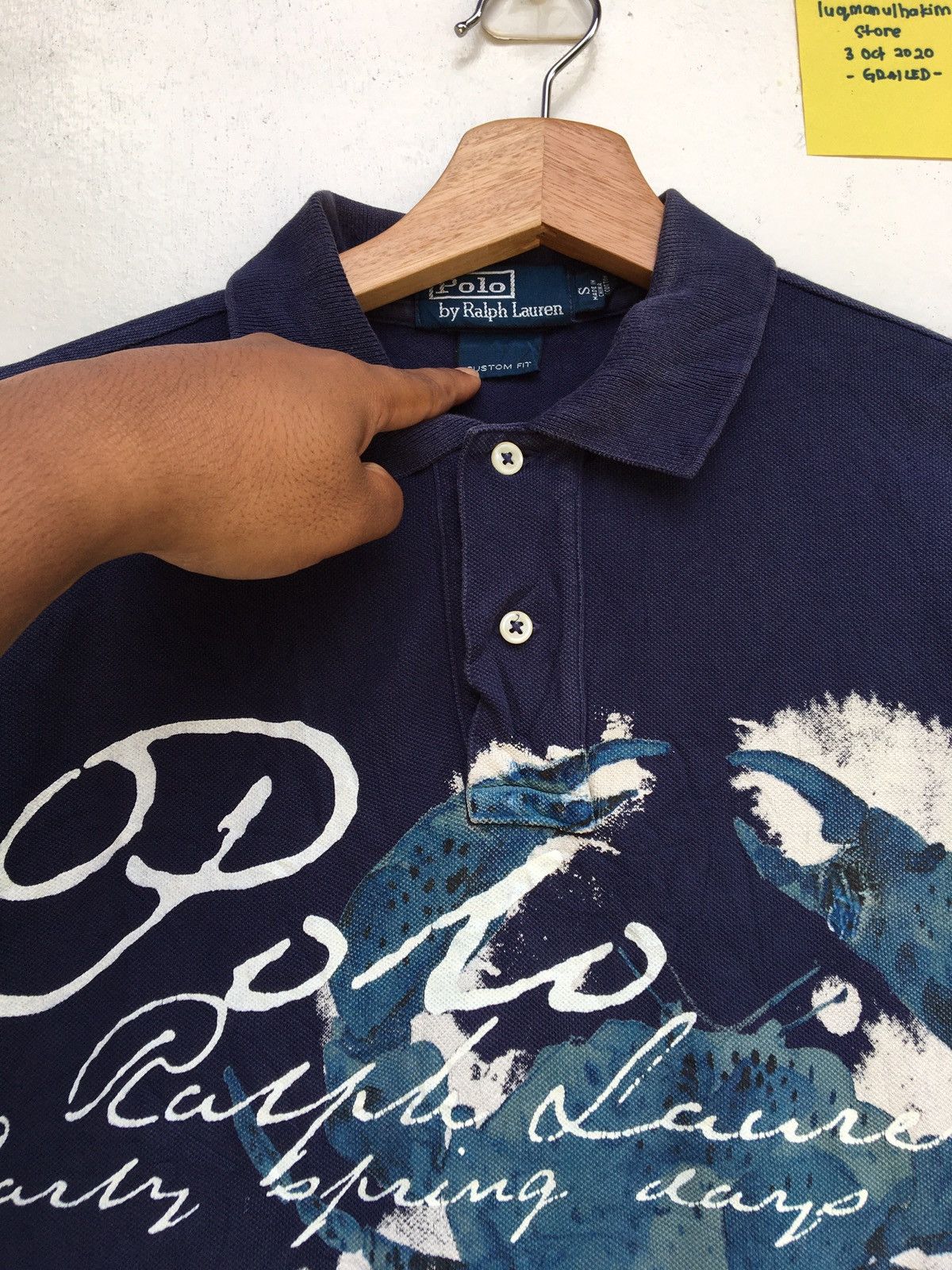 Polo Ralph Lauren Vintage Polo Ralph Lauren Spellout Biglogo Polo Shirt Size US M / EU 48-50 / 2 - 5 Thumbnail