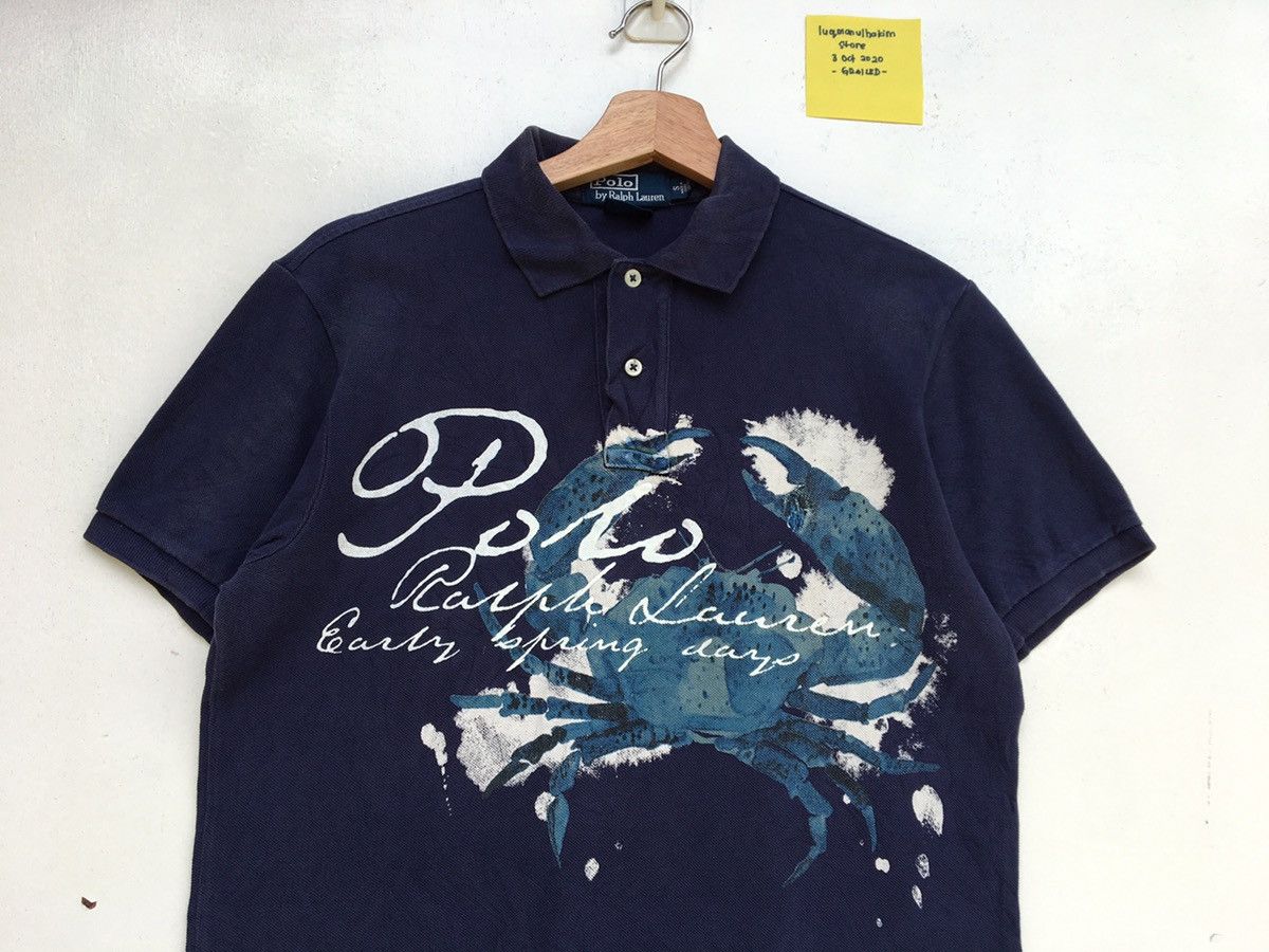 Polo Ralph Lauren Vintage Polo Ralph Lauren Spellout Biglogo Polo Shirt Size US M / EU 48-50 / 2 - 1 Thumbnail