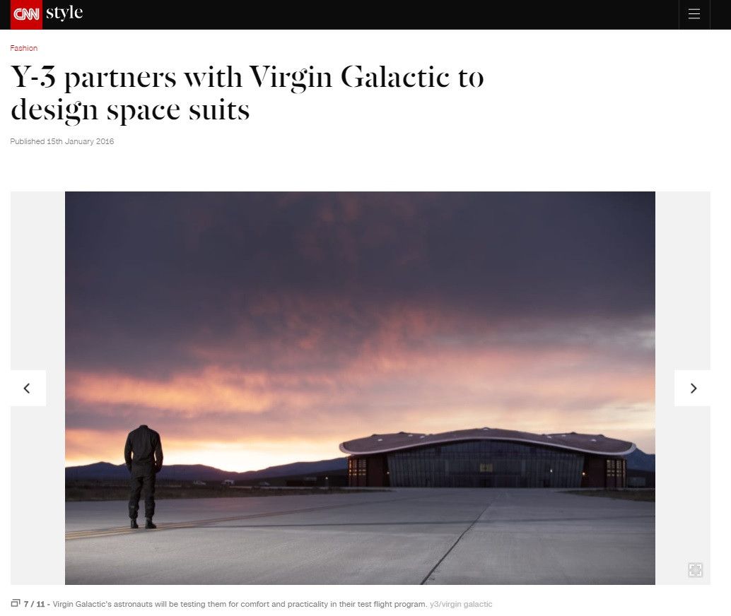 Adidas Y-3 Yohji x Virgin Galactic TSC VSS Unity Collab 🚀🚀🚀 Size US M / EU 48-50 / 2 - 9 Thumbnail