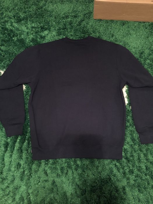 Supreme SS20 Supreme Underline Crewneck - Navy | Grailed