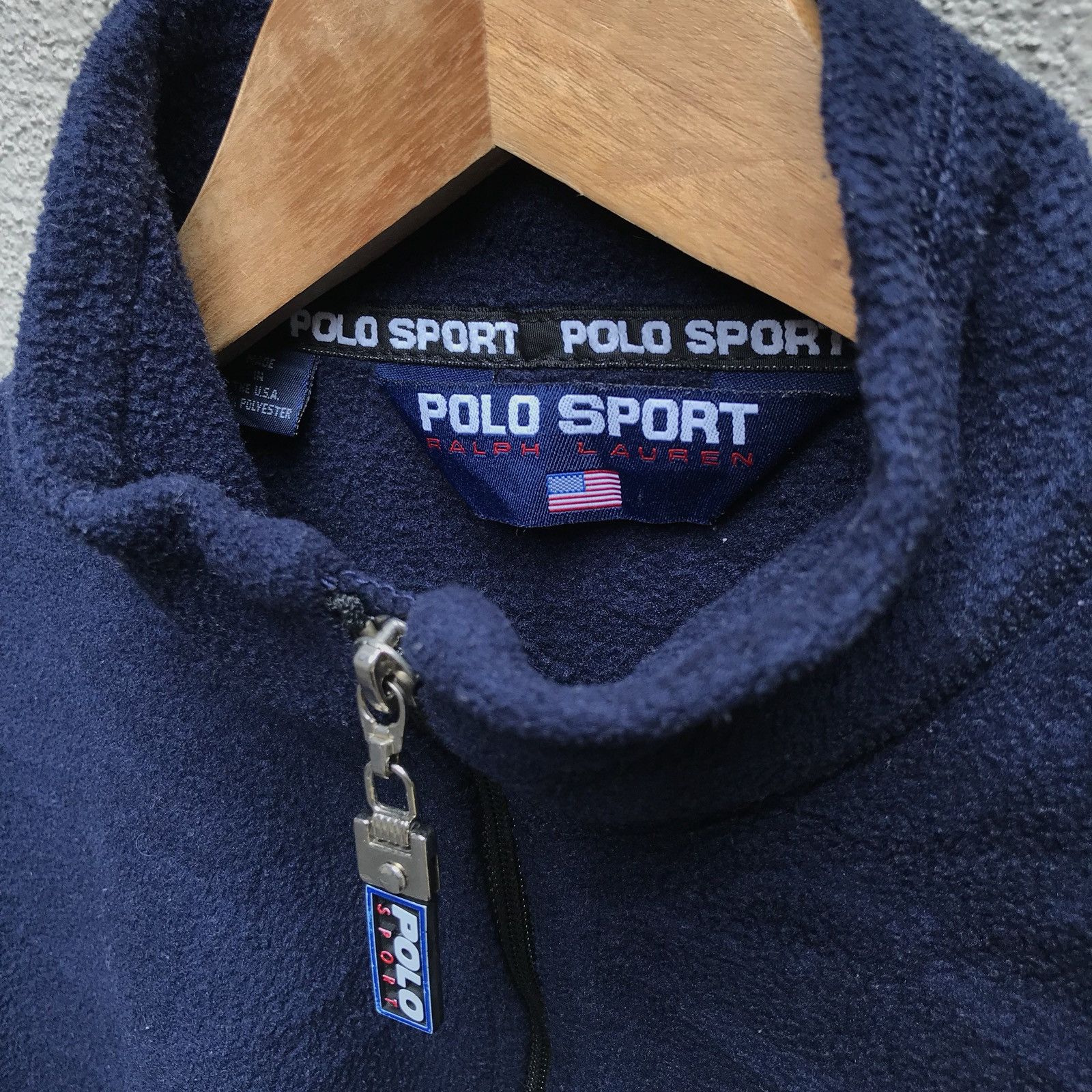 Polo Ralph Lauren Vintage POLO SPORT Ralph Lauren fleece half zipper Size US M / EU 48-50 / 2 - 4 Thumbnail