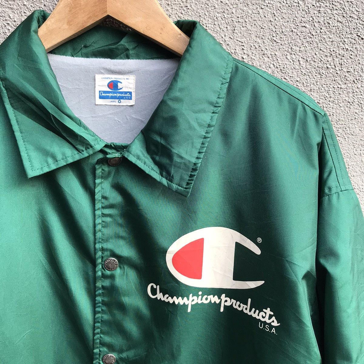 Champion Vintage 90s CHAMPION biglogo coach jacket Size US L / EU 52-54 / 3 - 3 Thumbnail