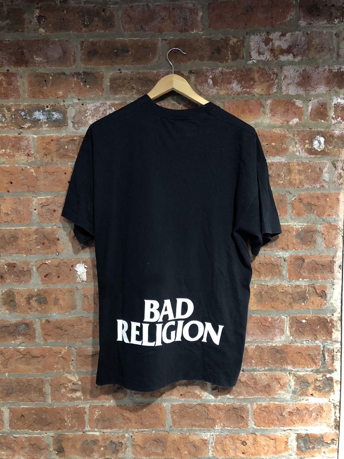 Vintage VINTAGE 80s / 90s BAD RELIGION OG SINGLE STITCH TSHIRT ROCK Size US XL / EU 56 / 4 - 4 Thumbnail
