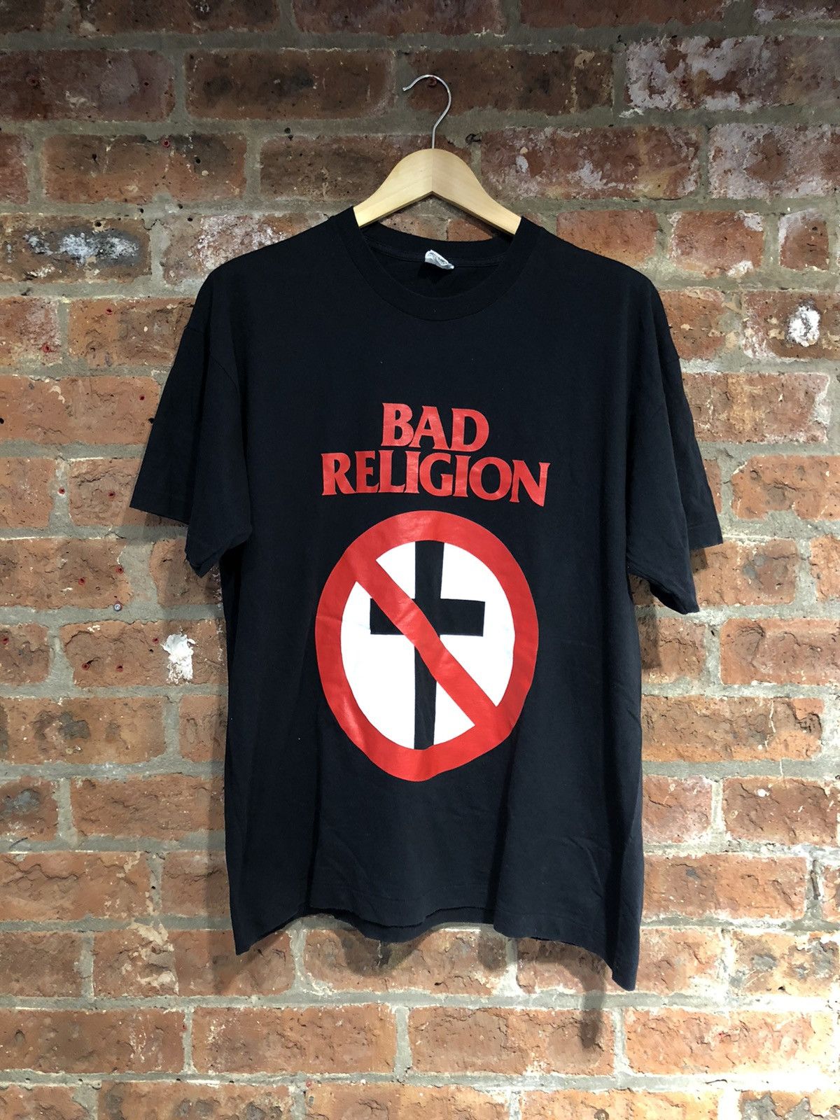 Vintage VINTAGE 80s / 90s BAD RELIGION OG SINGLE STITCH TSHIRT ROCK Size US XL / EU 56 / 4 - 1 Thumbnail