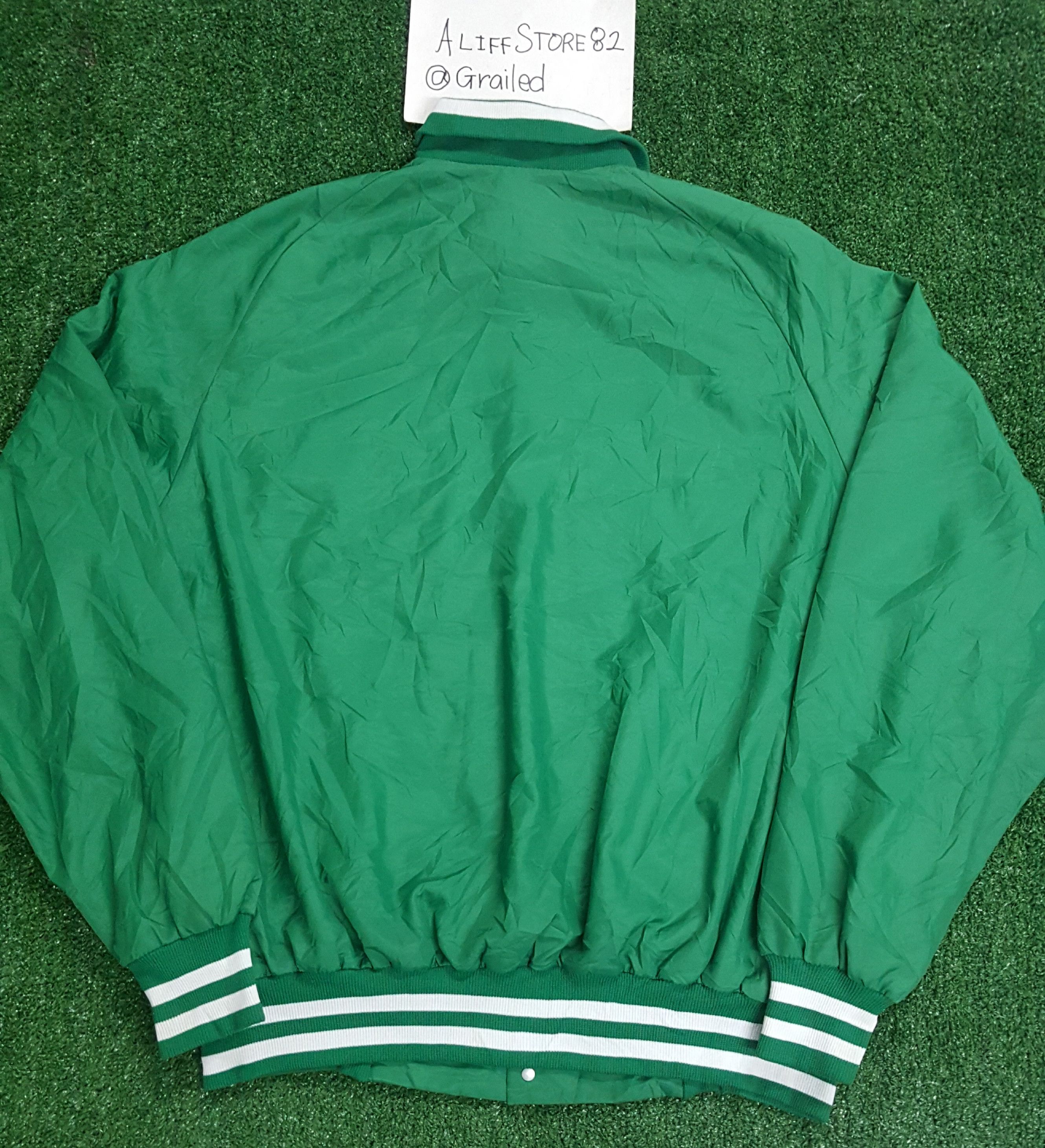 Alleson Athletics × Vintage 📍LastDrop📍Vintage DonAllesonAthletic Varsity Jacket Green Size US XXL / EU 58 / 5 - 2 Thumbnail