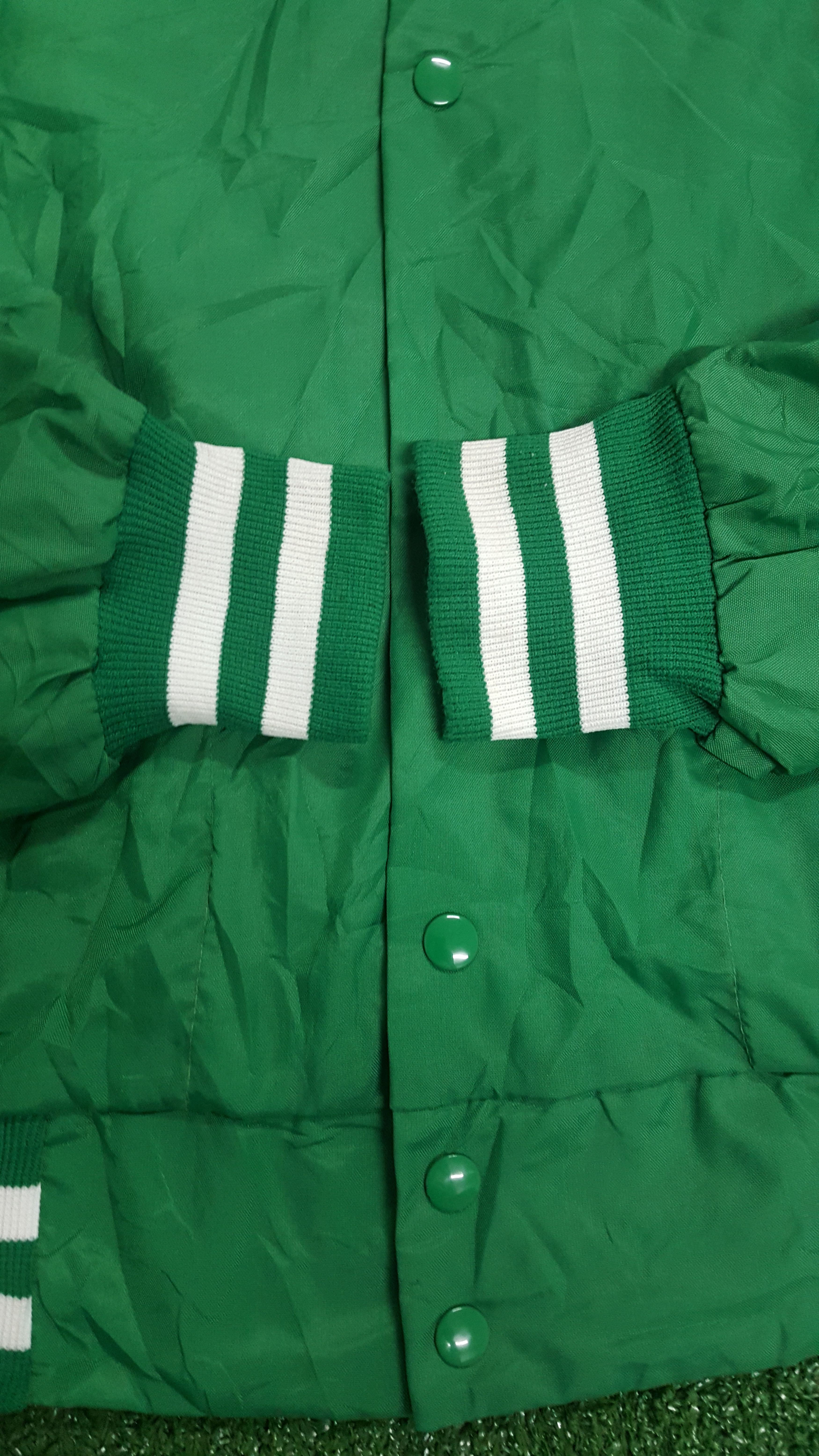 Alleson Athletics × Vintage 📍LastDrop📍Vintage DonAllesonAthletic Varsity Jacket Green Size US XXL / EU 58 / 5 - 4 Thumbnail
