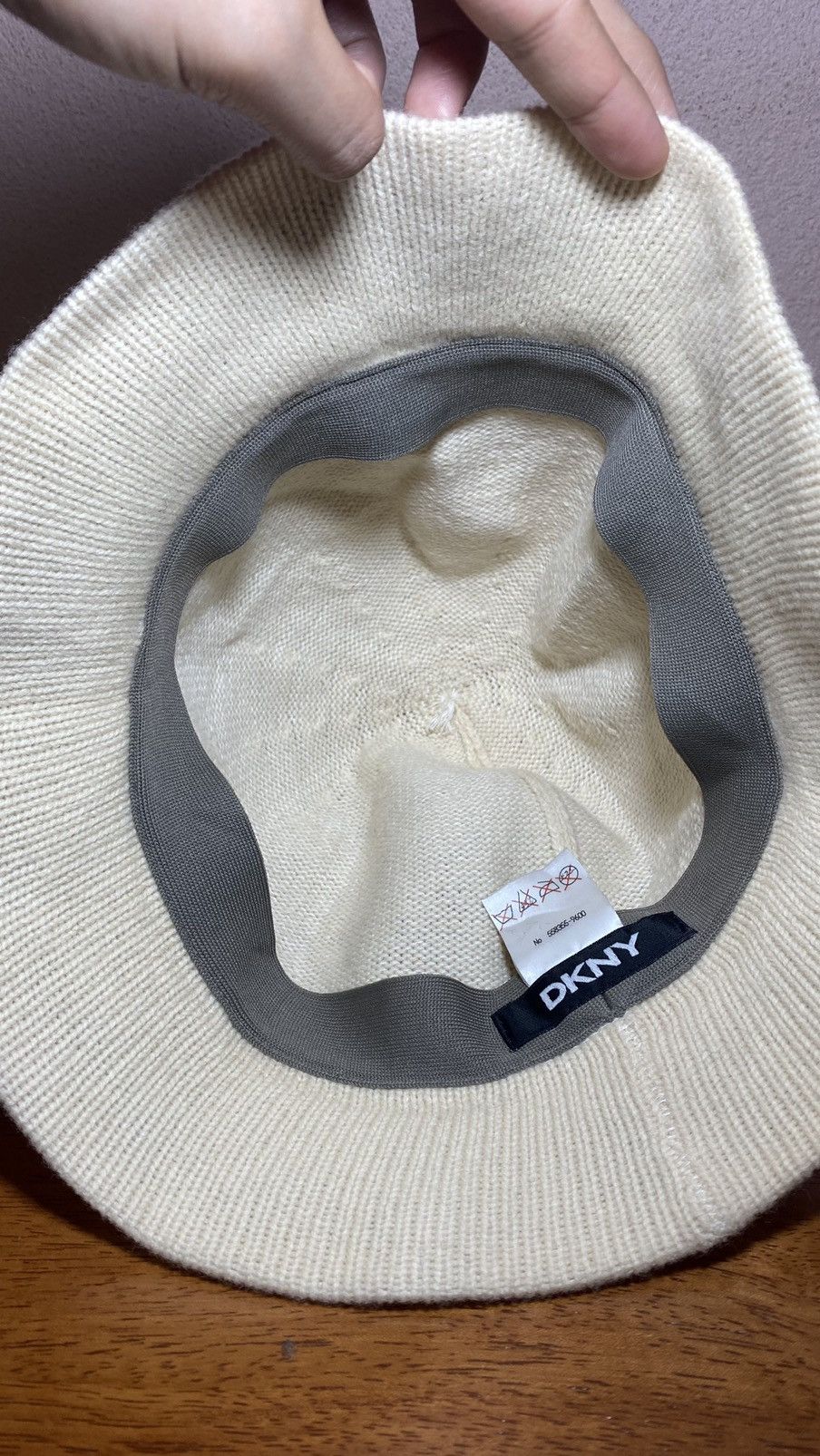 Vintage DKNY Bucket Hat & Beanie (combo) Size ONE SIZE - 7 Preview