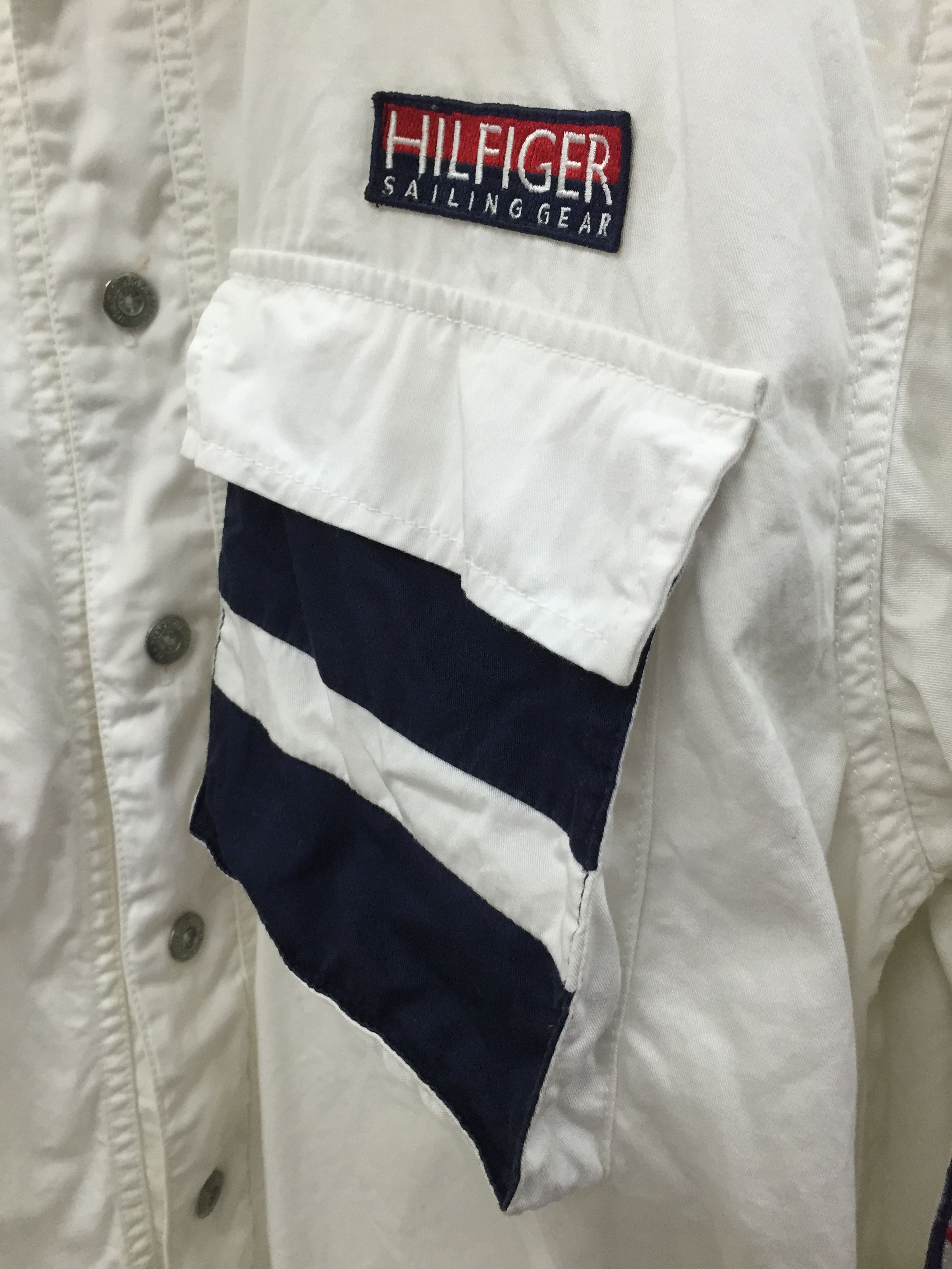 Tommy Hilfiger × Vintage 90's Sailing Gear Patch Logo Size US L / EU 52-54 / 3 - 6 Thumbnail