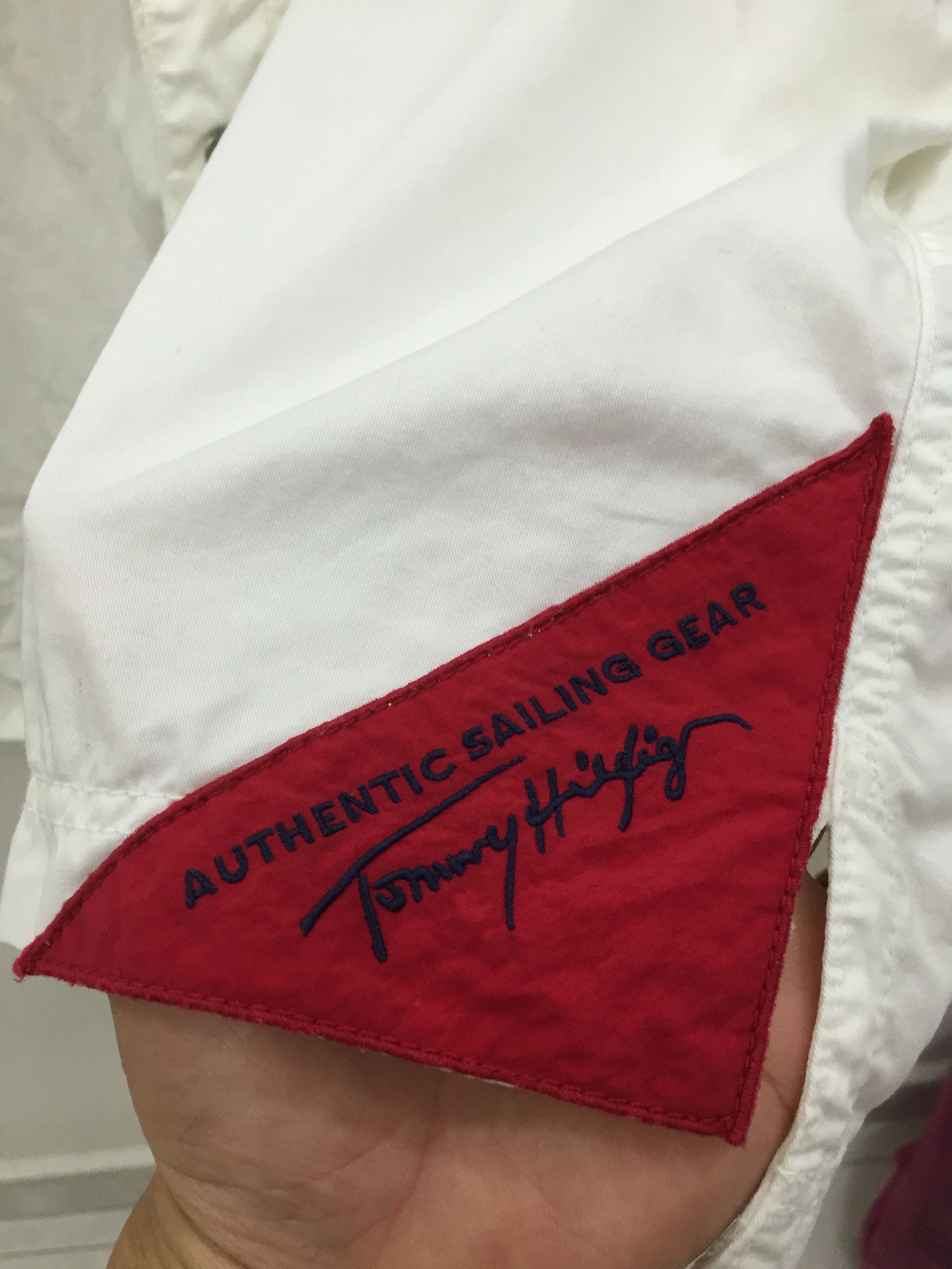 Tommy Hilfiger × Vintage 90's Sailing Gear Patch Logo Size US L / EU 52-54 / 3 - 7 Thumbnail