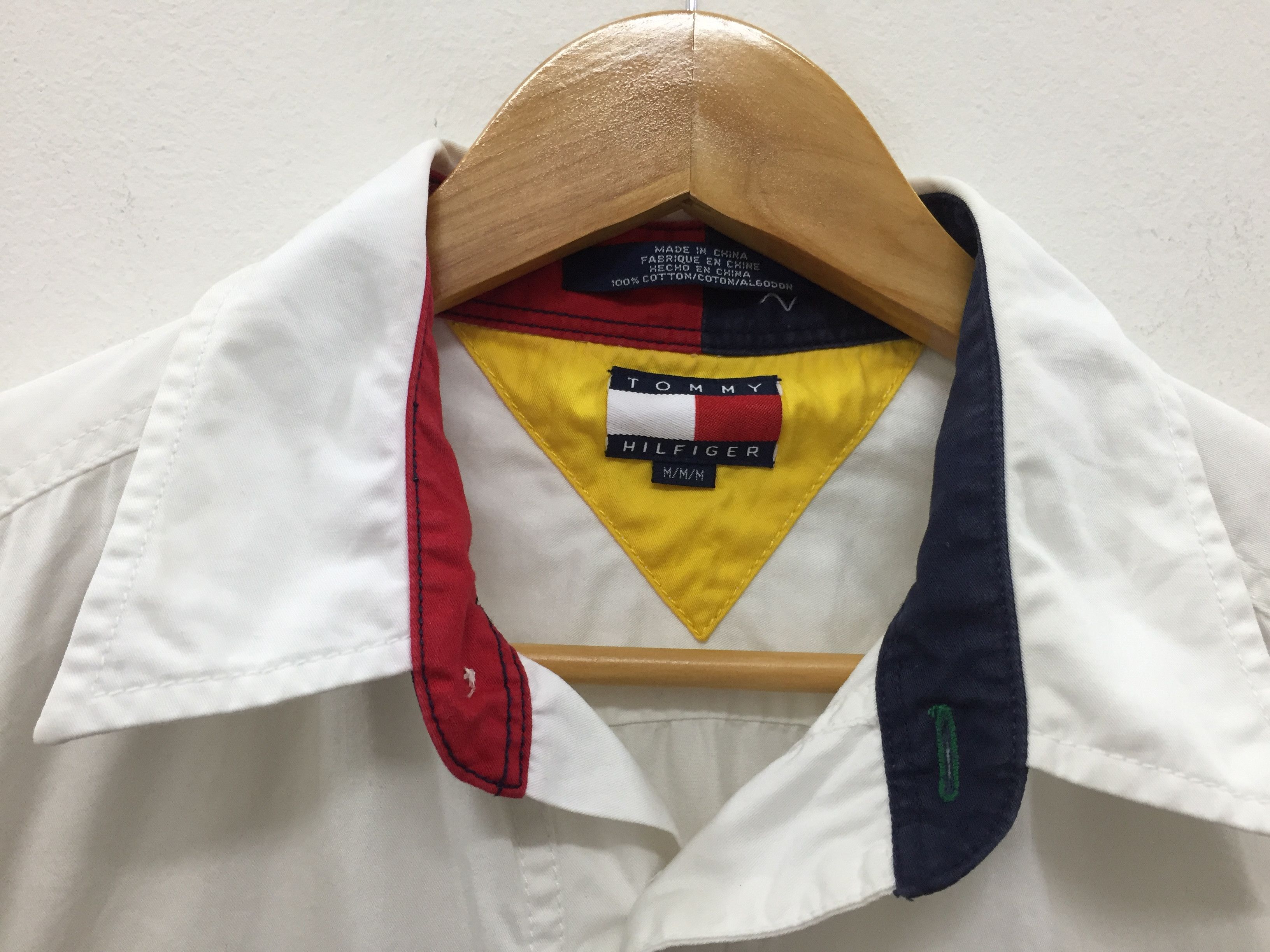 Tommy Hilfiger × Vintage 90's Sailing Gear Patch Logo Size US L / EU 52-54 / 3 - 10 Thumbnail