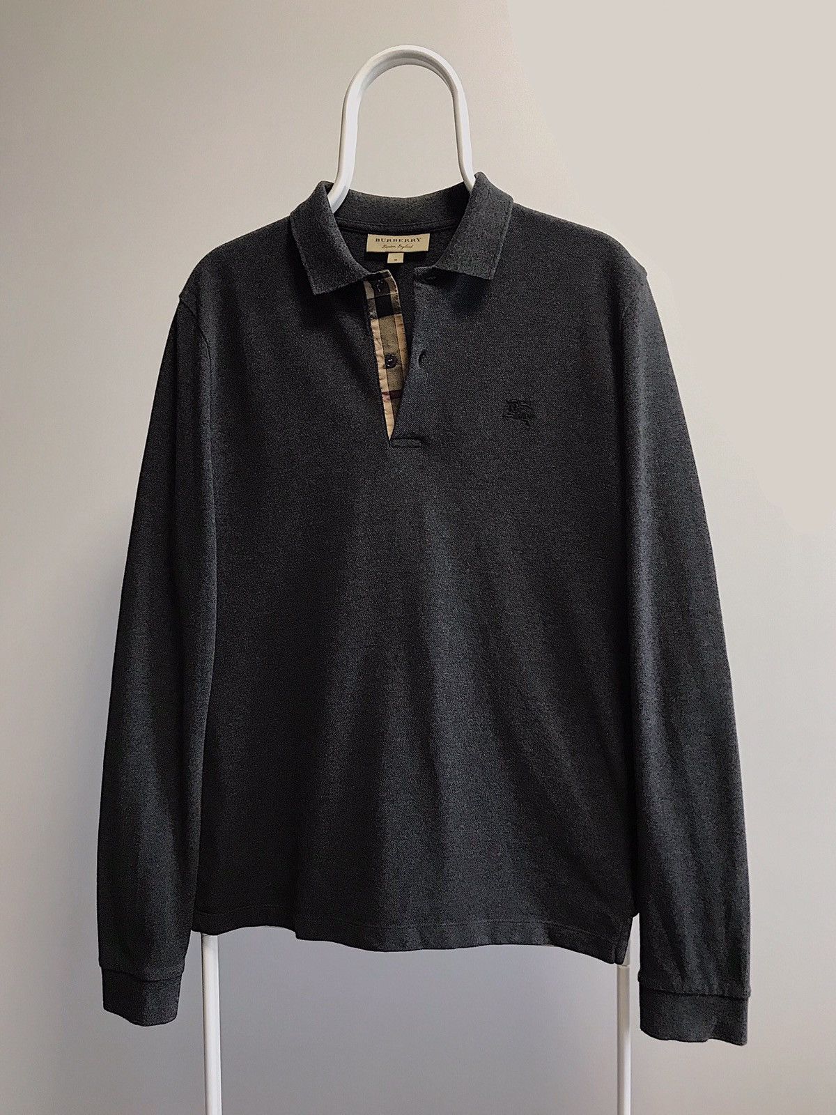 Burberry Burberry Oxford Long Sleeved Polo Shirt 3982163 Size US M / EU 48-50 / 2 - 3 Thumbnail