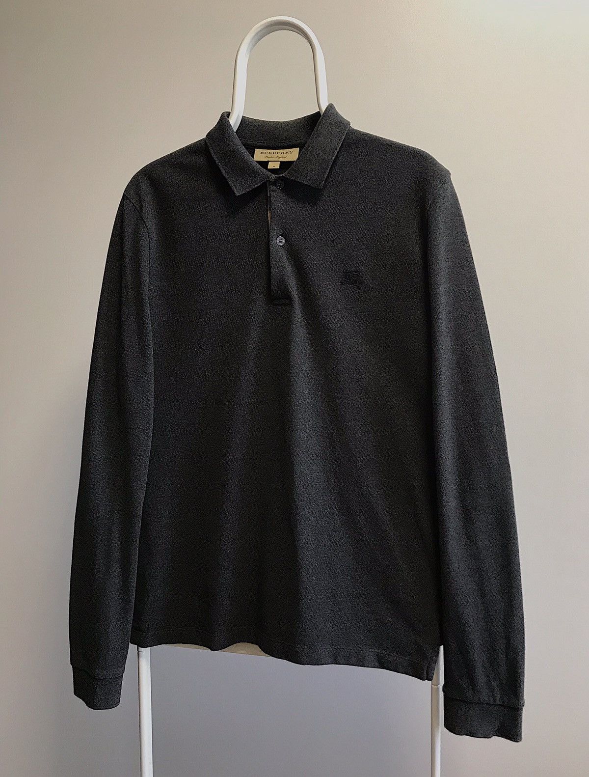 Burberry Burberry Oxford Long Sleeved Polo Shirt 3982163 Size US M / EU 48-50 / 2 - 10 Thumbnail
