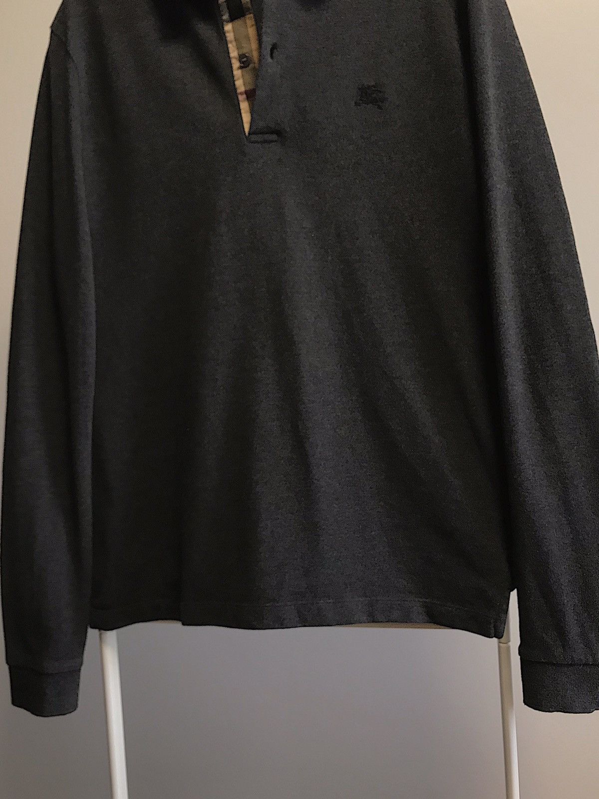 Burberry Burberry Oxford Long Sleeved Polo Shirt 3982163 Size US M / EU 48-50 / 2 - 6 Thumbnail