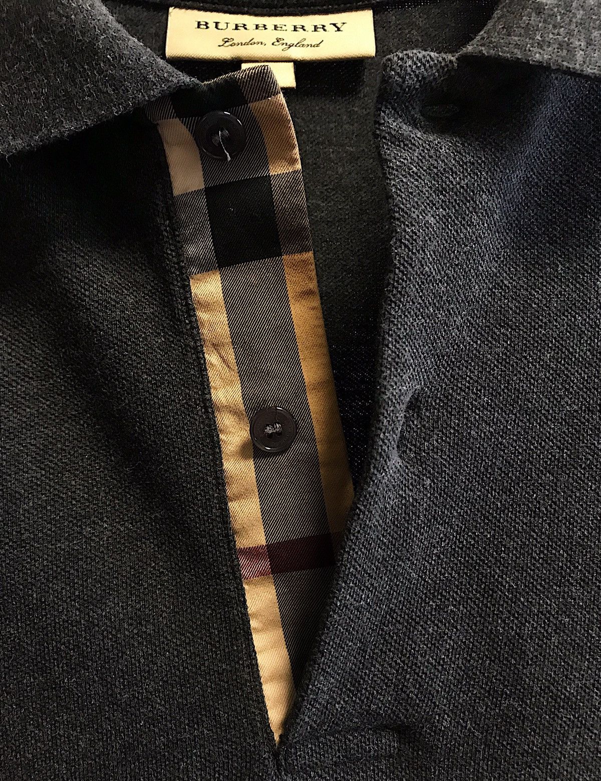 Burberry Burberry Oxford Long Sleeved Polo Shirt 3982163 Size US M / EU 48-50 / 2 - 5 Thumbnail