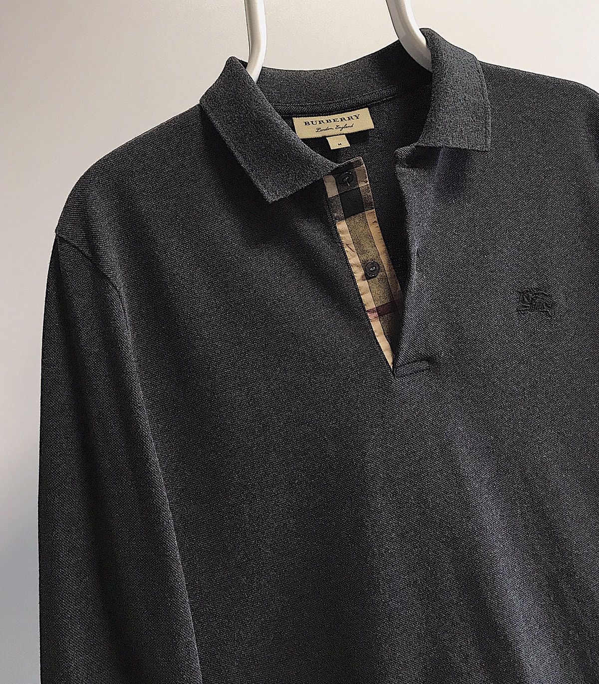 Burberry Burberry Oxford Long Sleeved Polo Shirt 3982163 Size US M / EU 48-50 / 2 - 4 Thumbnail