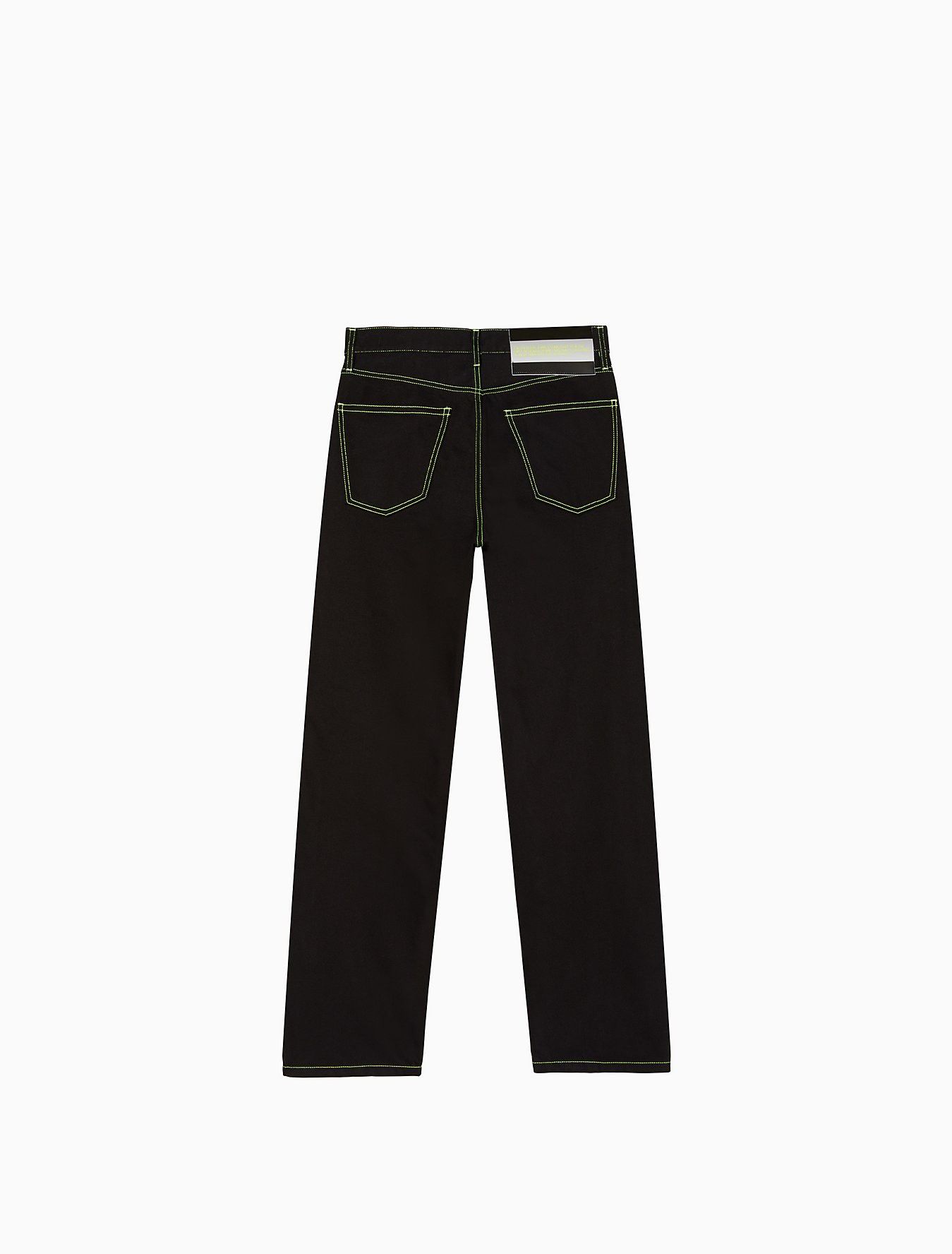 Calvin Klein 205W39NYC EST. 1978 Baggy Black Hole Jeans Size US 33 - 2 Thumbnail