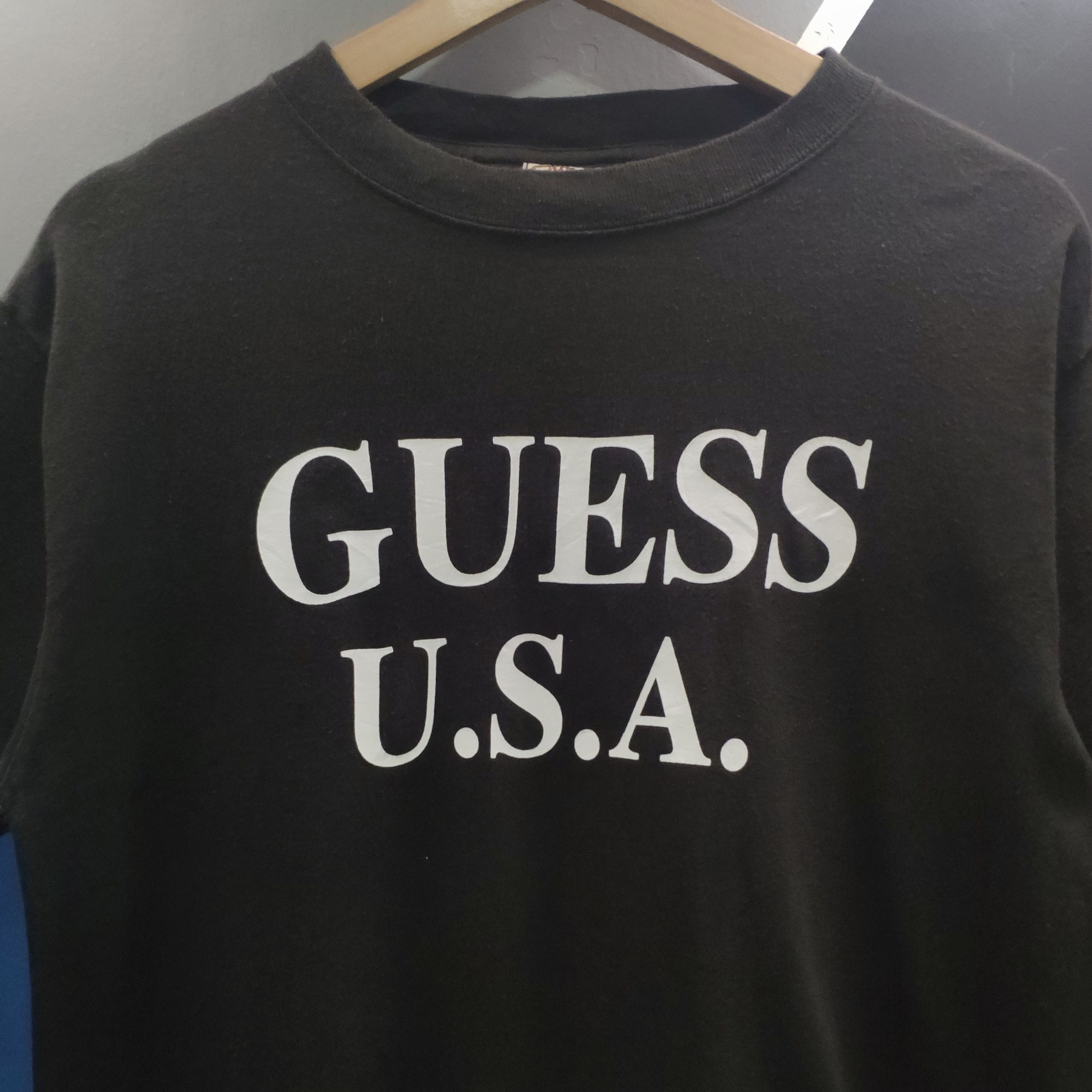 Guess × Vintage 🔥🔥Vintage Guess USA big Logo Made in USA T Shirt Size US S / EU 44-46 / 1 - 3 Thumbnail