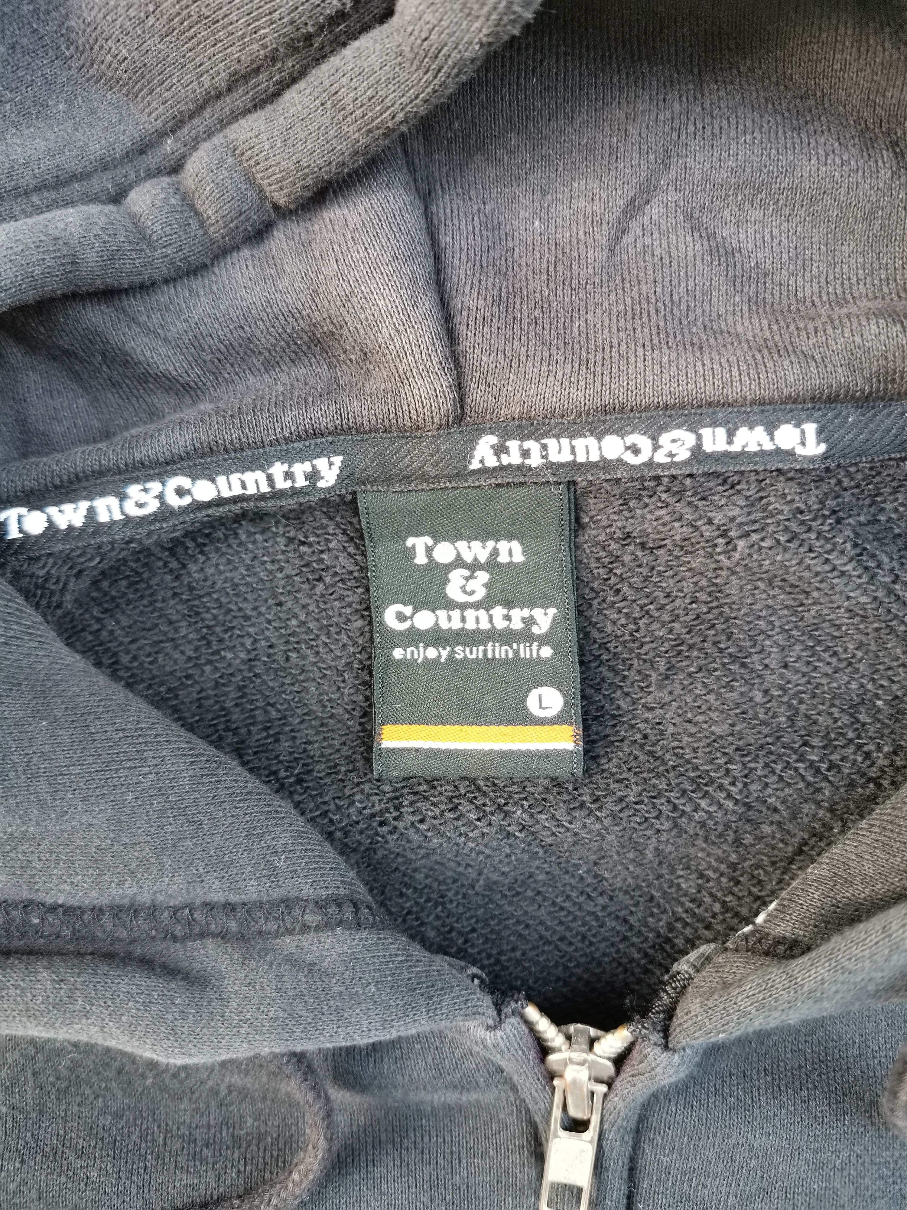 Japanese Brand Town & Country Enjoy Surf in Life Big Logo Sweatshirt Size US L / EU 52-54 / 3 - 5 Thumbnail