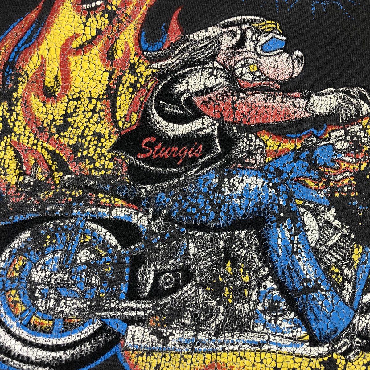 Harley Davidson × Vintage Sturgis Hog Heaven 1995 Motorcycle Harley Davidson T Size US XL / EU 56 / 4 - 7 Thumbnail