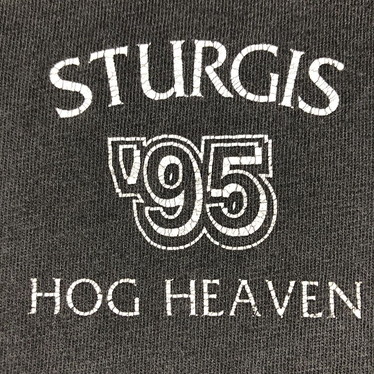 Harley Davidson × Vintage Sturgis Hog Heaven 1995 Motorcycle Harley Davidson T Size US XL / EU 56 / 4 - 4 Thumbnail