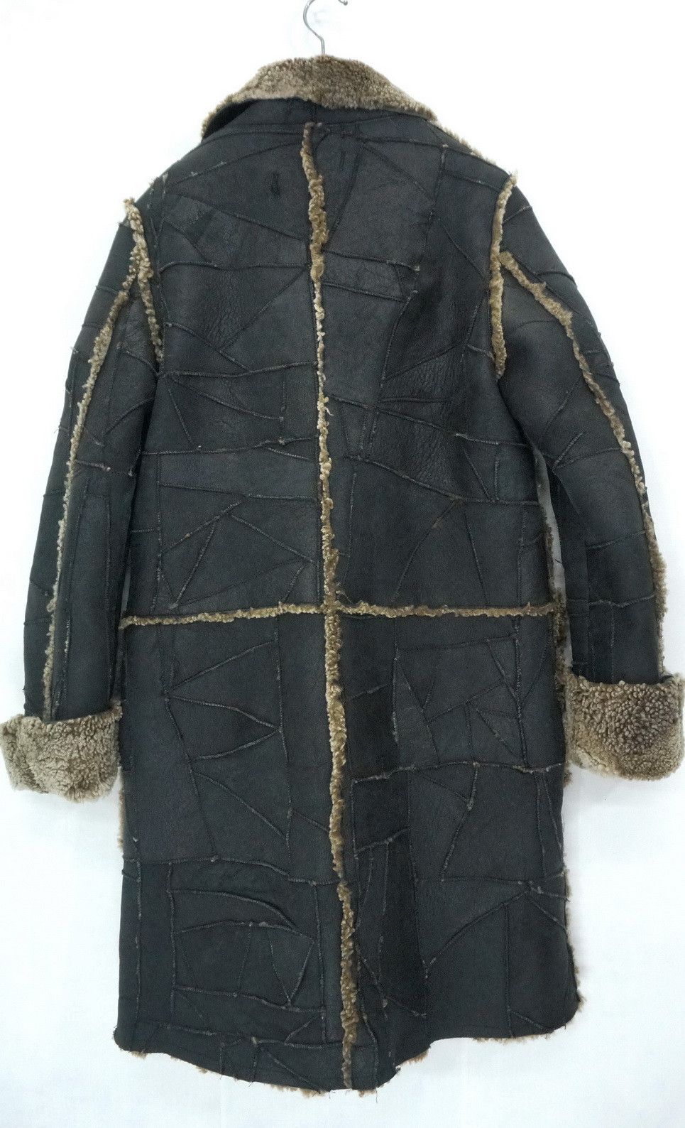 Japanese Brand 🔥Japan Designer AS KNOW AS Sheepskin Patchwork Sherpa Coat Size US XS / EU 42 / 0 - 2 Thumbnail