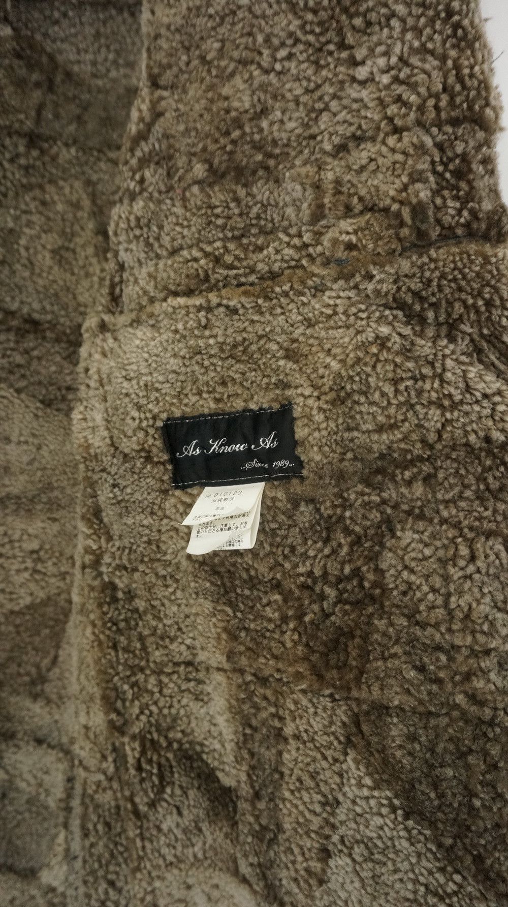 Japanese Brand 🔥Japan Designer AS KNOW AS Sheepskin Patchwork Sherpa Coat Size US XS / EU 42 / 0 - 20 Thumbnail
